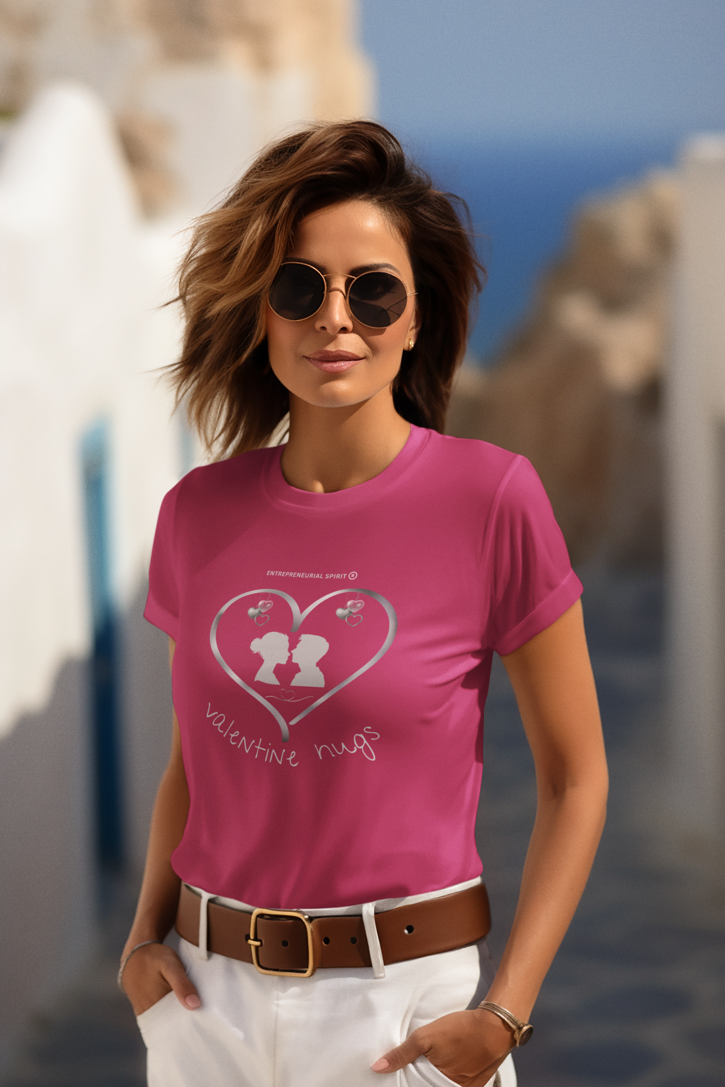 'VALENTINE HUGS'- Classic short sleeve t-shirt