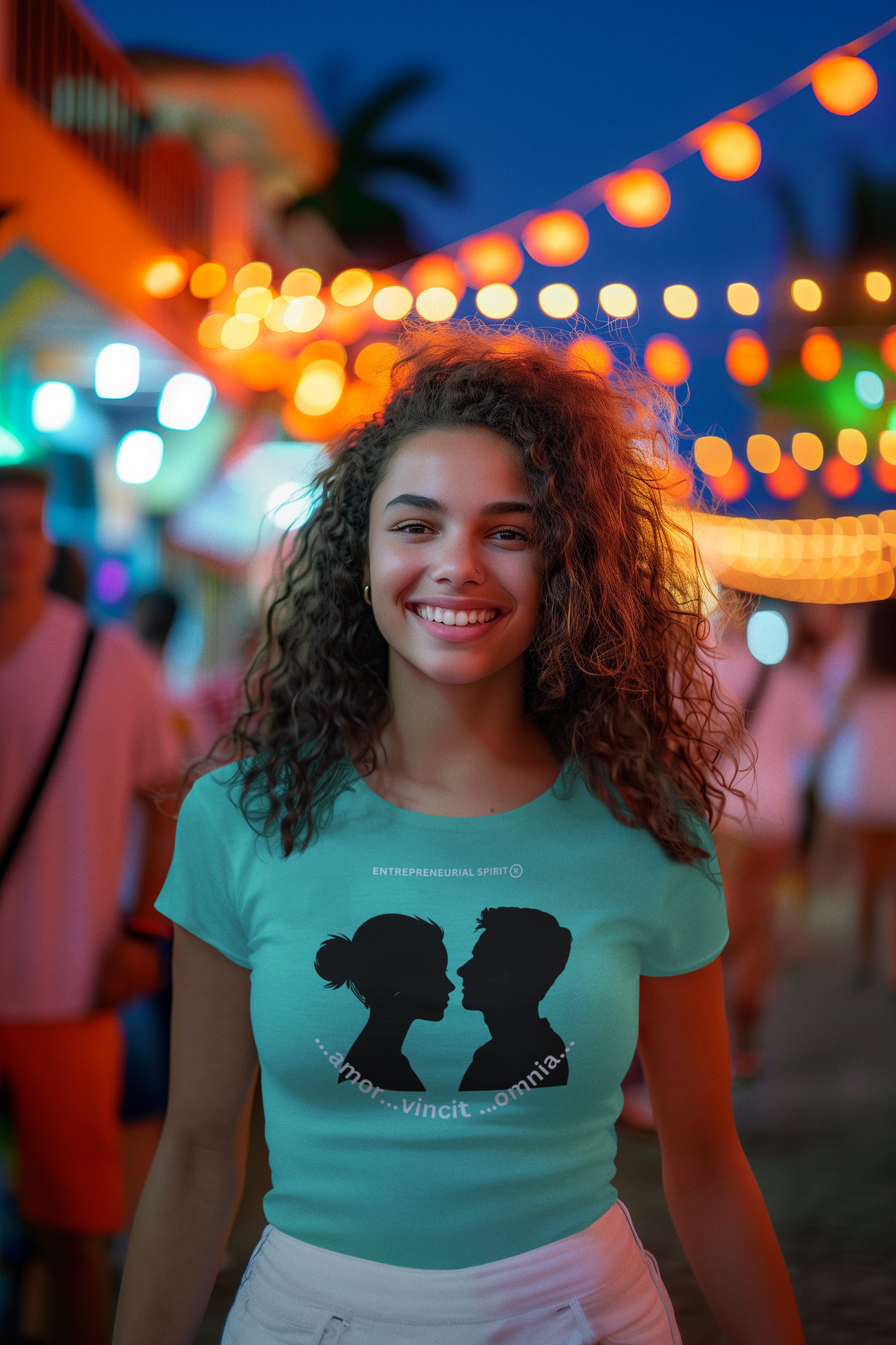 Classic short sleeved T-shirt ('Love conquers All')