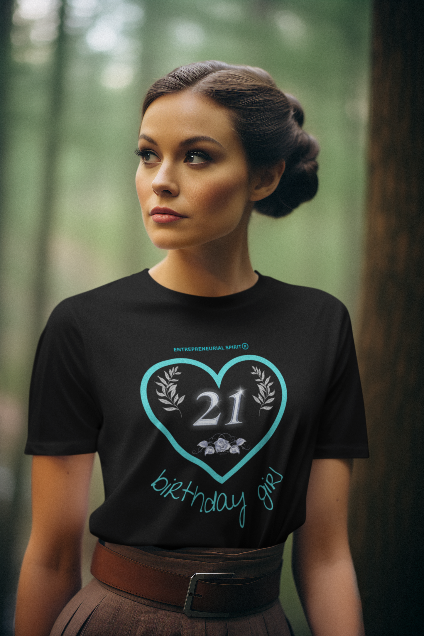 BIRTHDAY GIRL (21ST) Classic short sleeve t-shirt