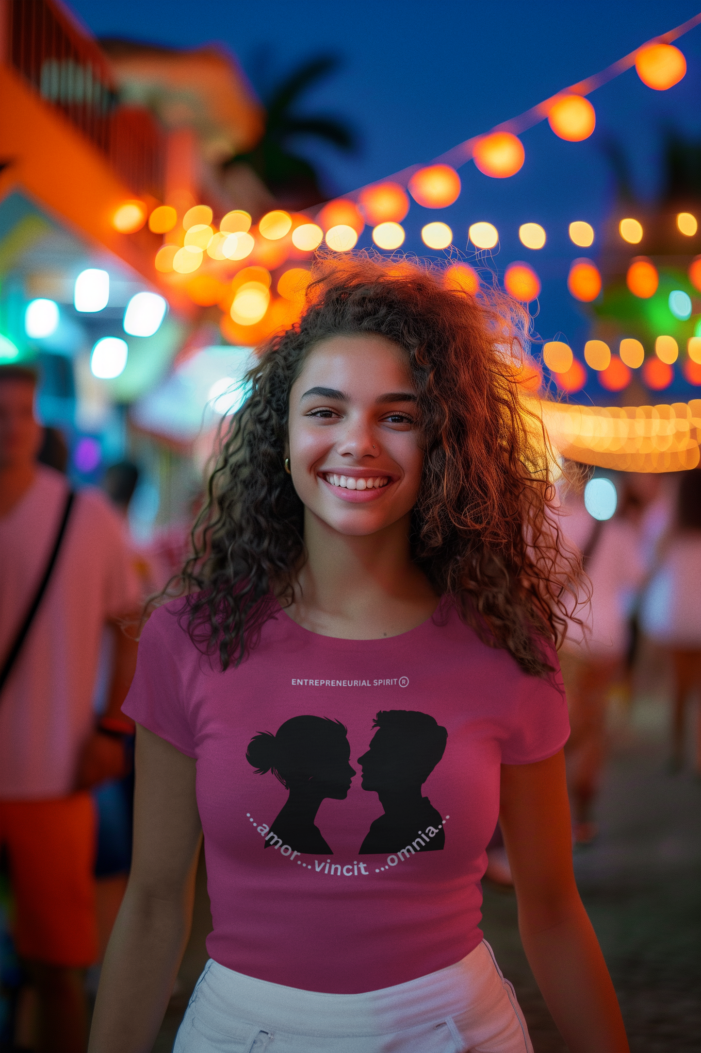 Classic short sleeved T-shirt ('Love conquers All')