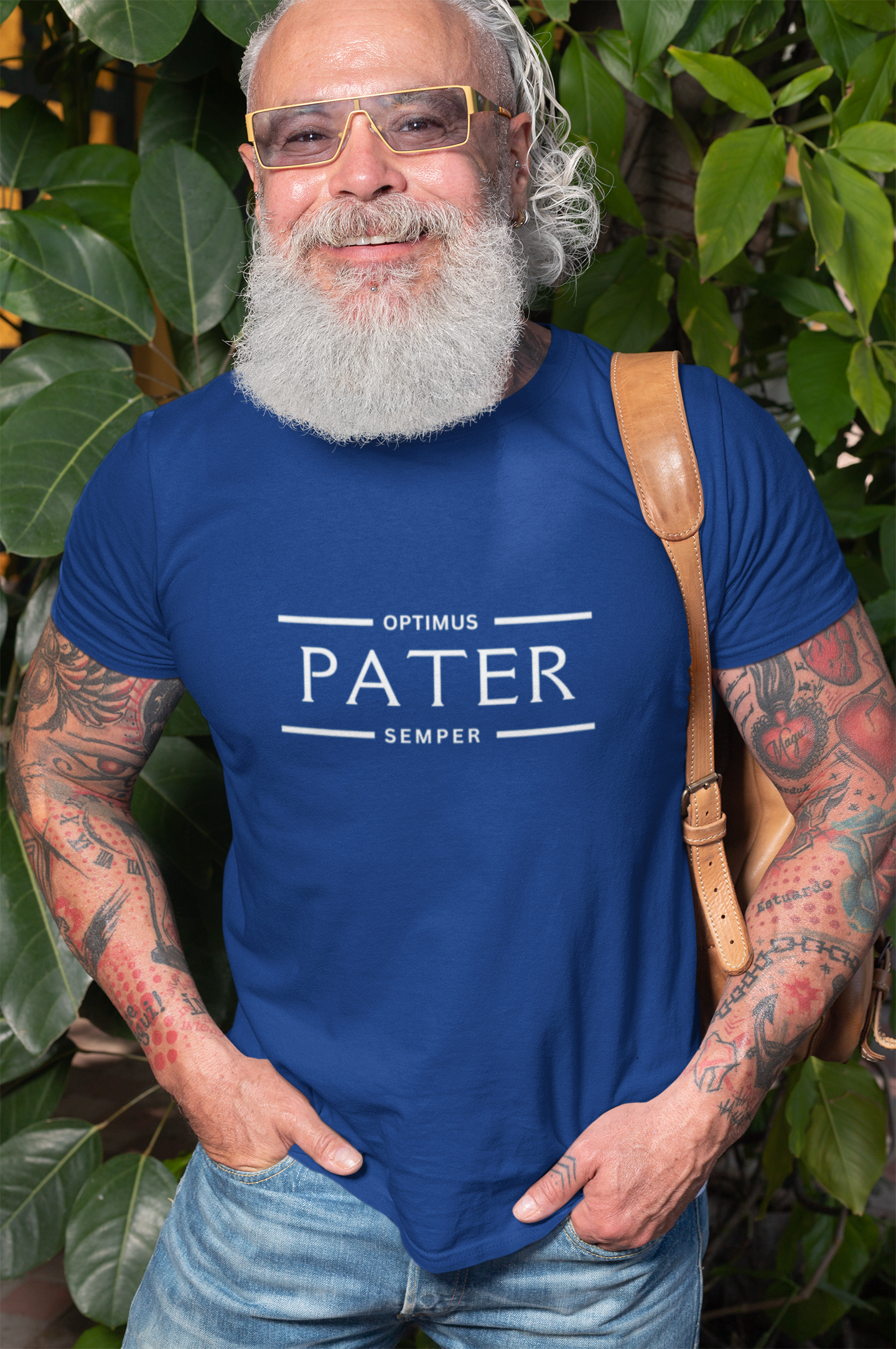 FATHER'S DAY Classic short sleeve t-shirt  'Best Dad Ever' ('Optimus Pater Semper')