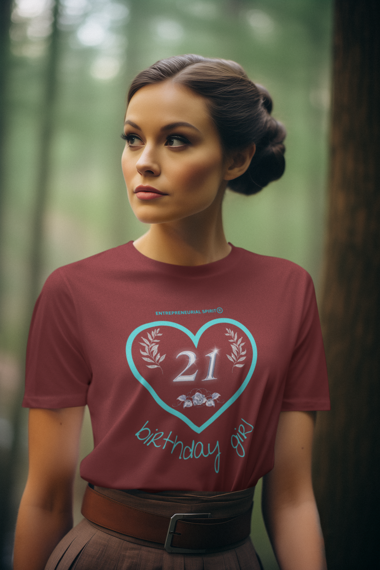 BIRTHDAY GIRL (21ST) Classic short sleeve t-shirt