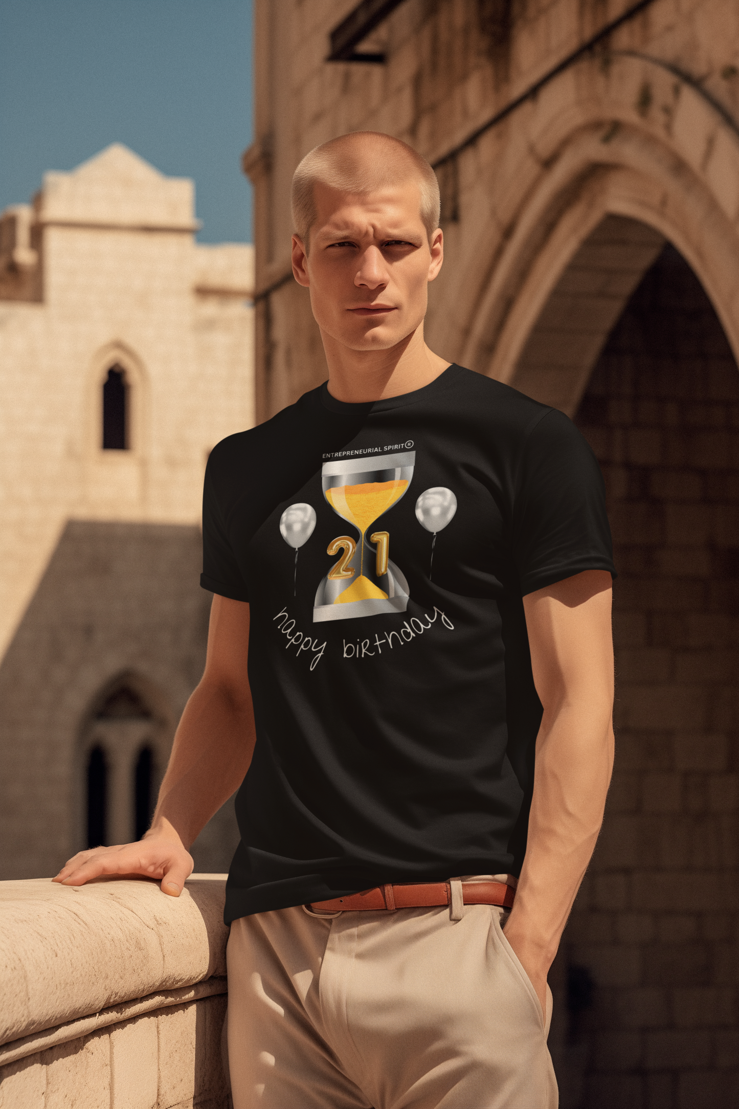 HAPPY 21st BIRTHDAY- Classic short sleeve T-shirt