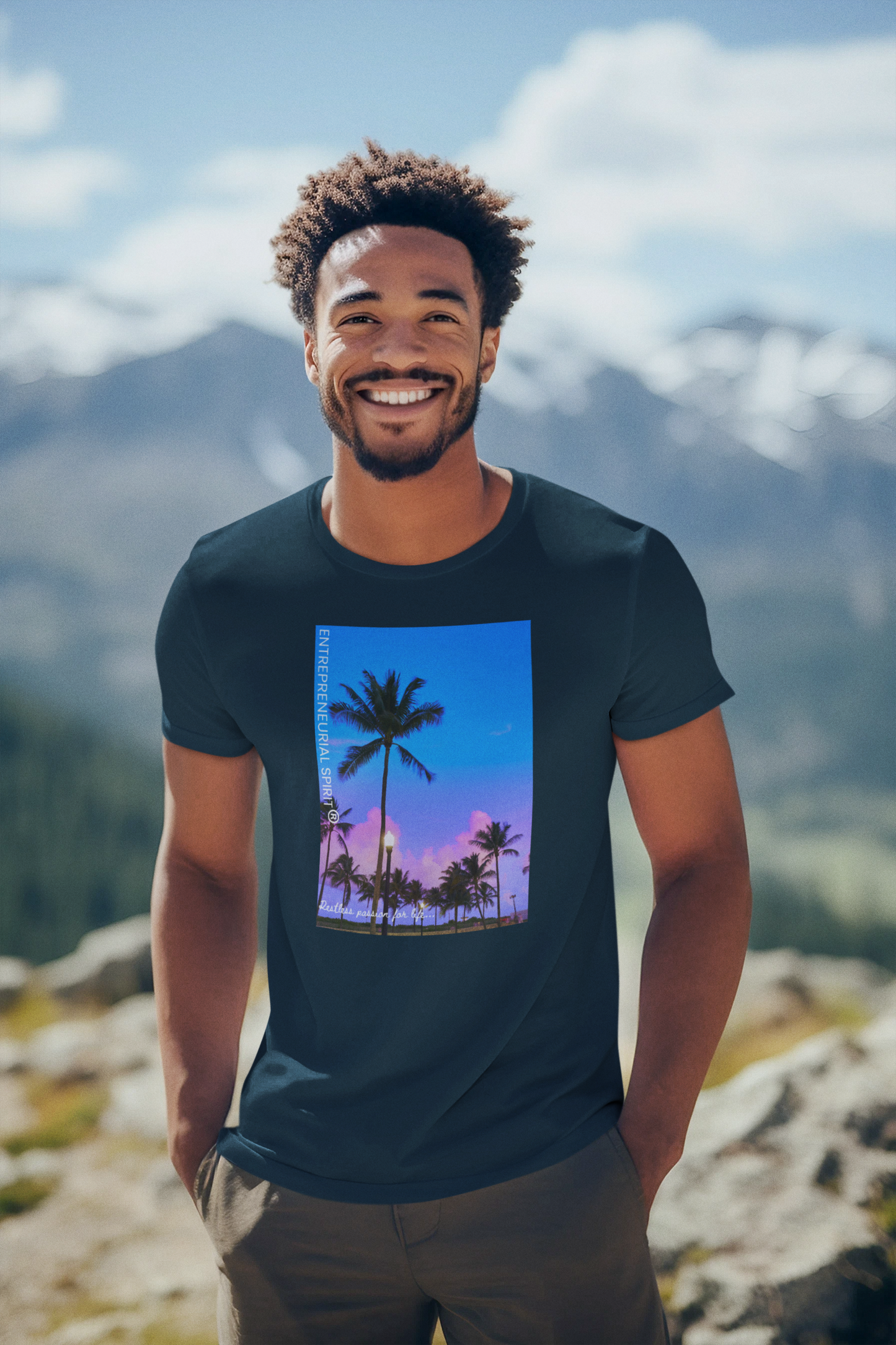 Classic short sleeved T-shirt ('Florida Summer Breeze')