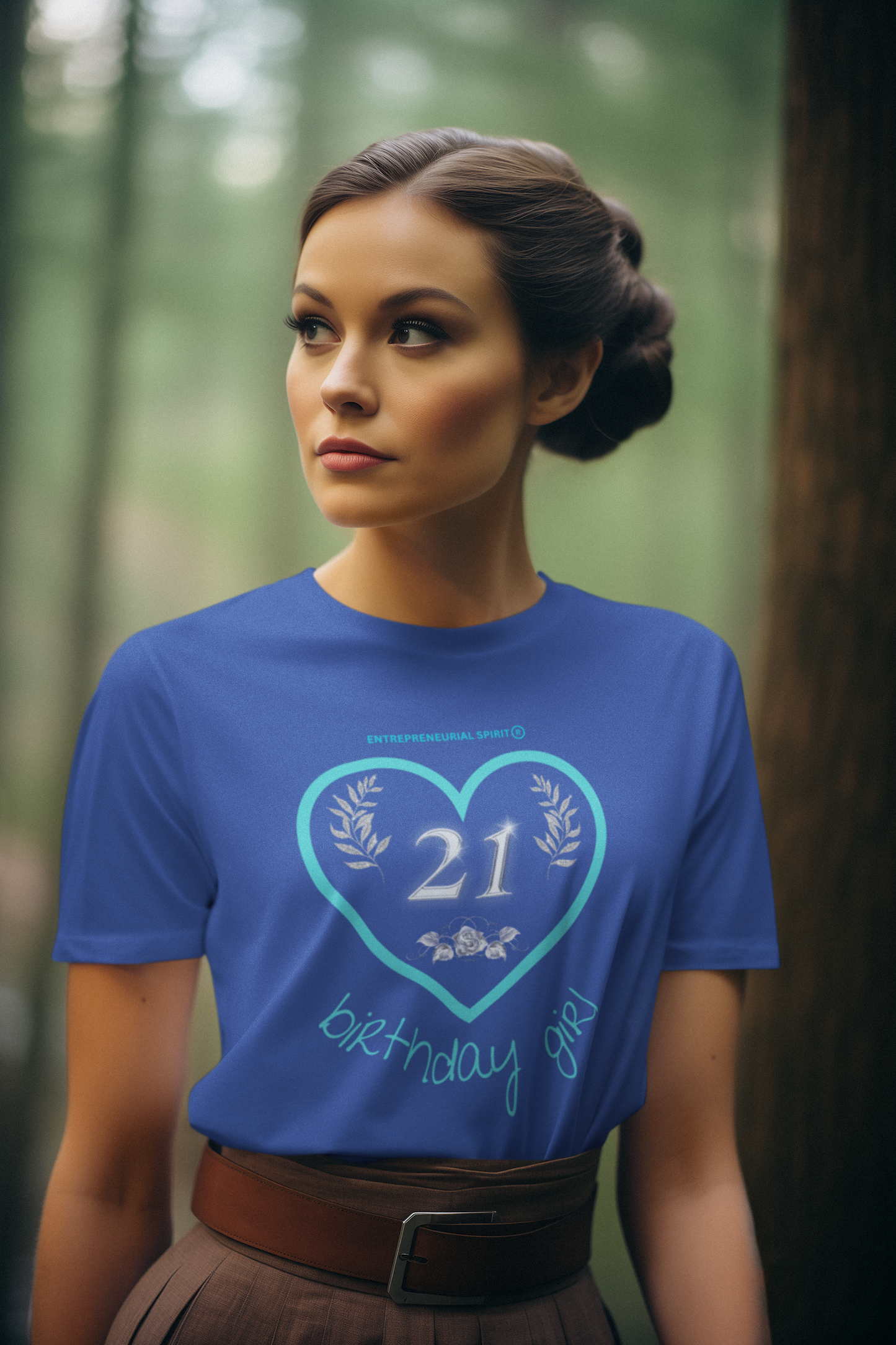 BIRTHDAY GIRL (21ST) Classic short sleeve t-shirt