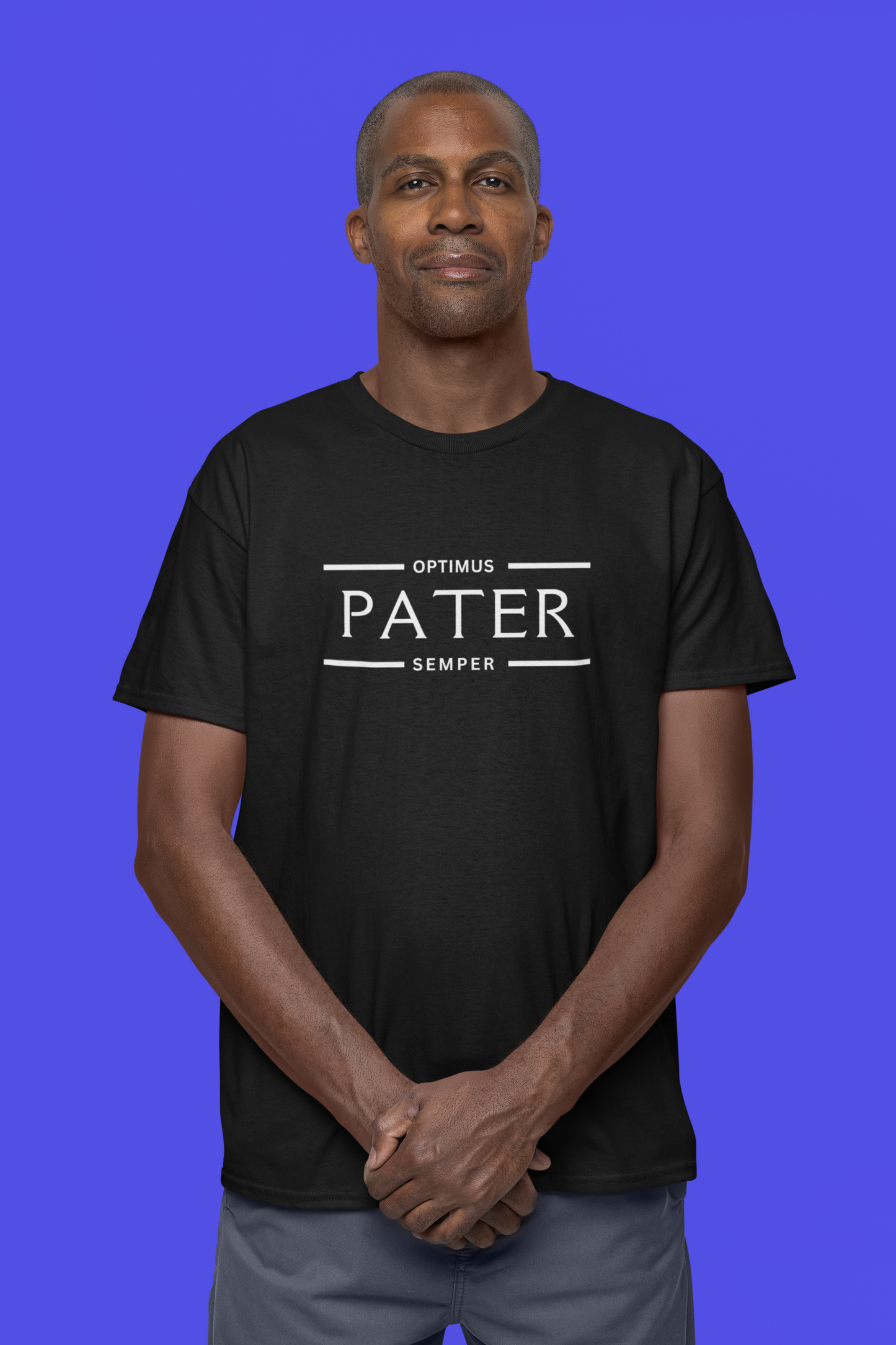 FATHER'S DAY Classic short sleeve t-shirt  'Best Dad Ever' ('Optimus Pater Semper')