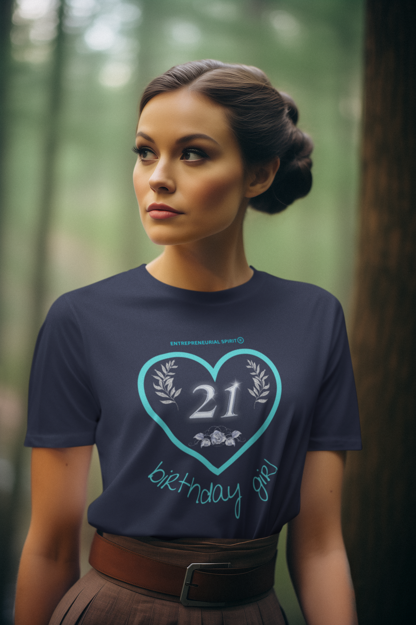 BIRTHDAY GIRL (21ST) Classic short sleeve t-shirt