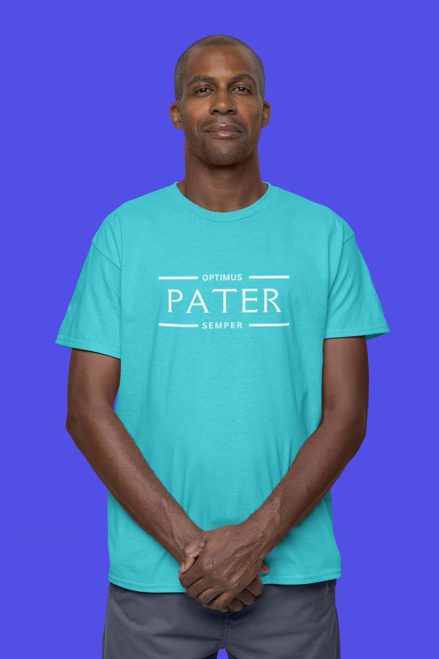 FATHER'S DAY Classic short sleeve t-shirt  'Best Dad Ever' ('Optimus Pater Semper')