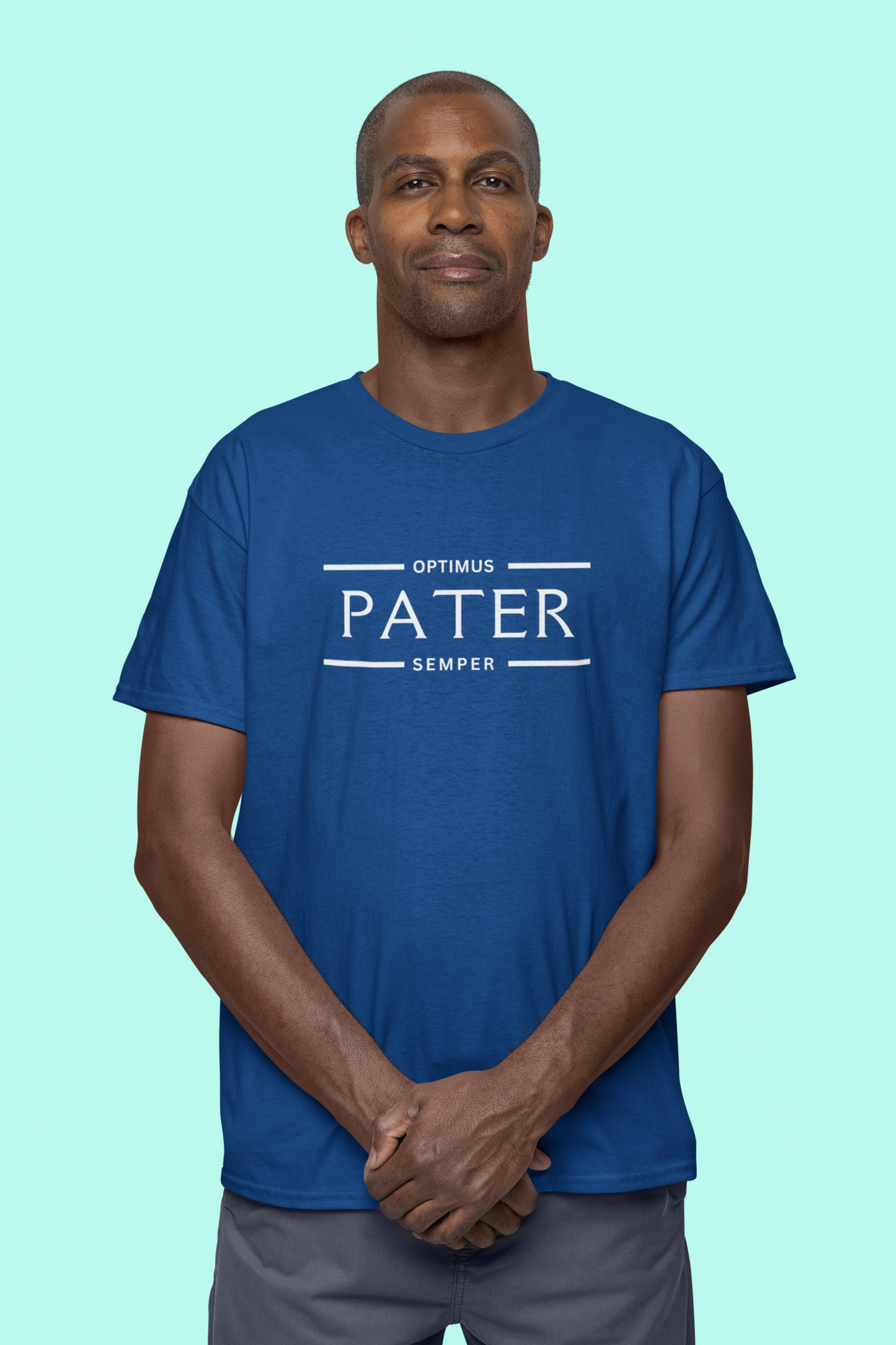 FATHER'S DAY Classic short sleeve t-shirt  'Best Dad Ever' ('Optimus Pater Semper')