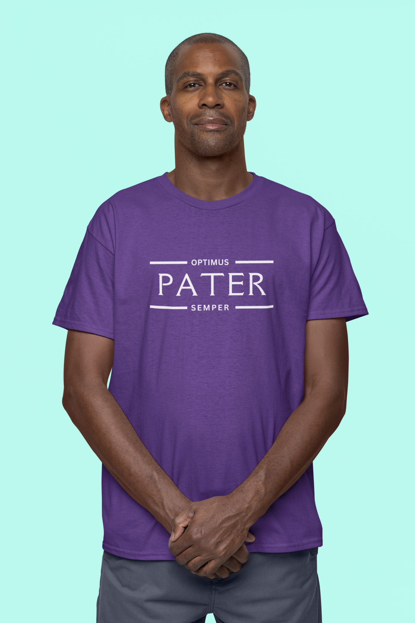 FATHER'S DAY Classic short sleeve t-shirt  'Best Dad Ever' ('Optimus Pater Semper')