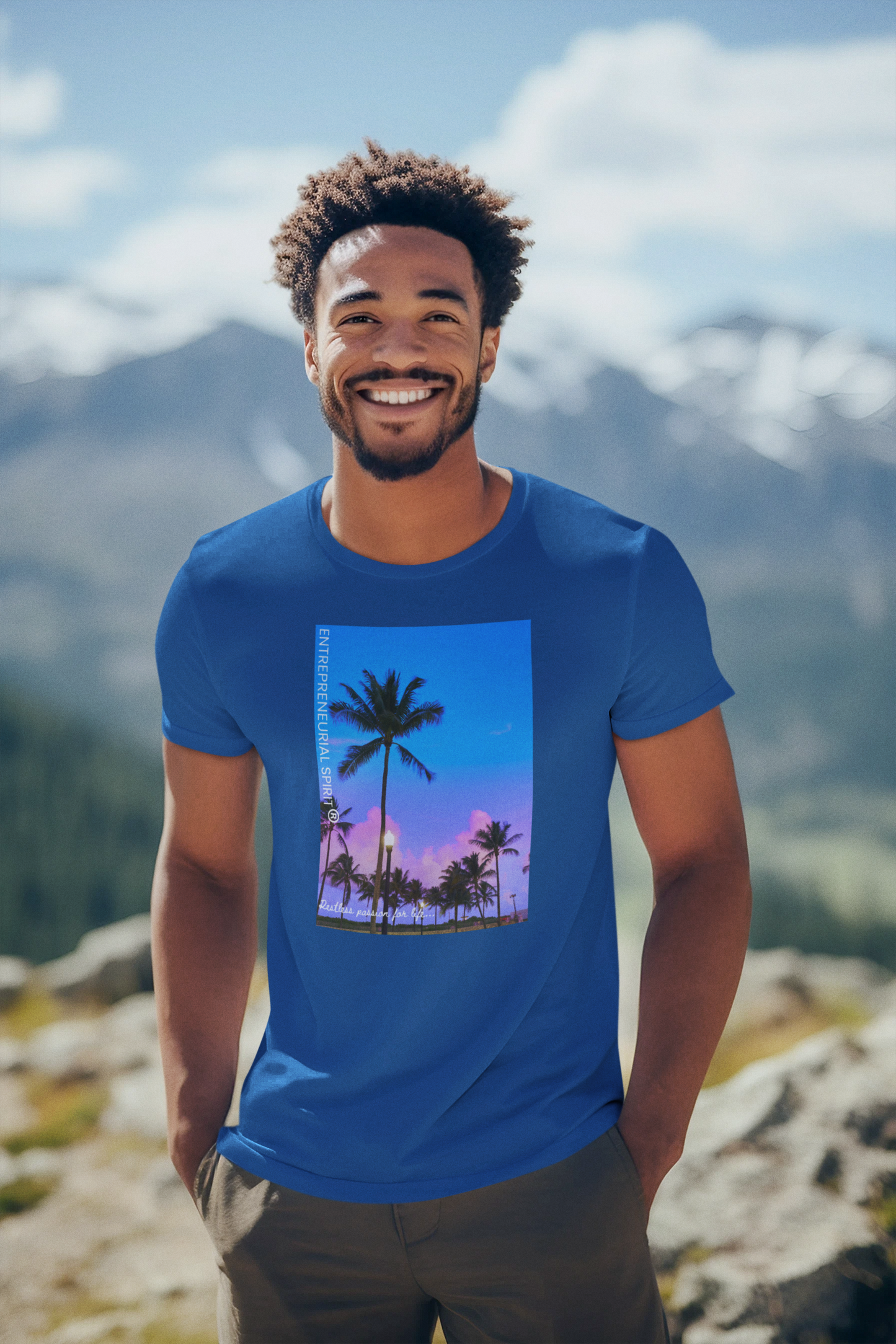 Classic short sleeved T-shirt ('Florida Summer Breeze')