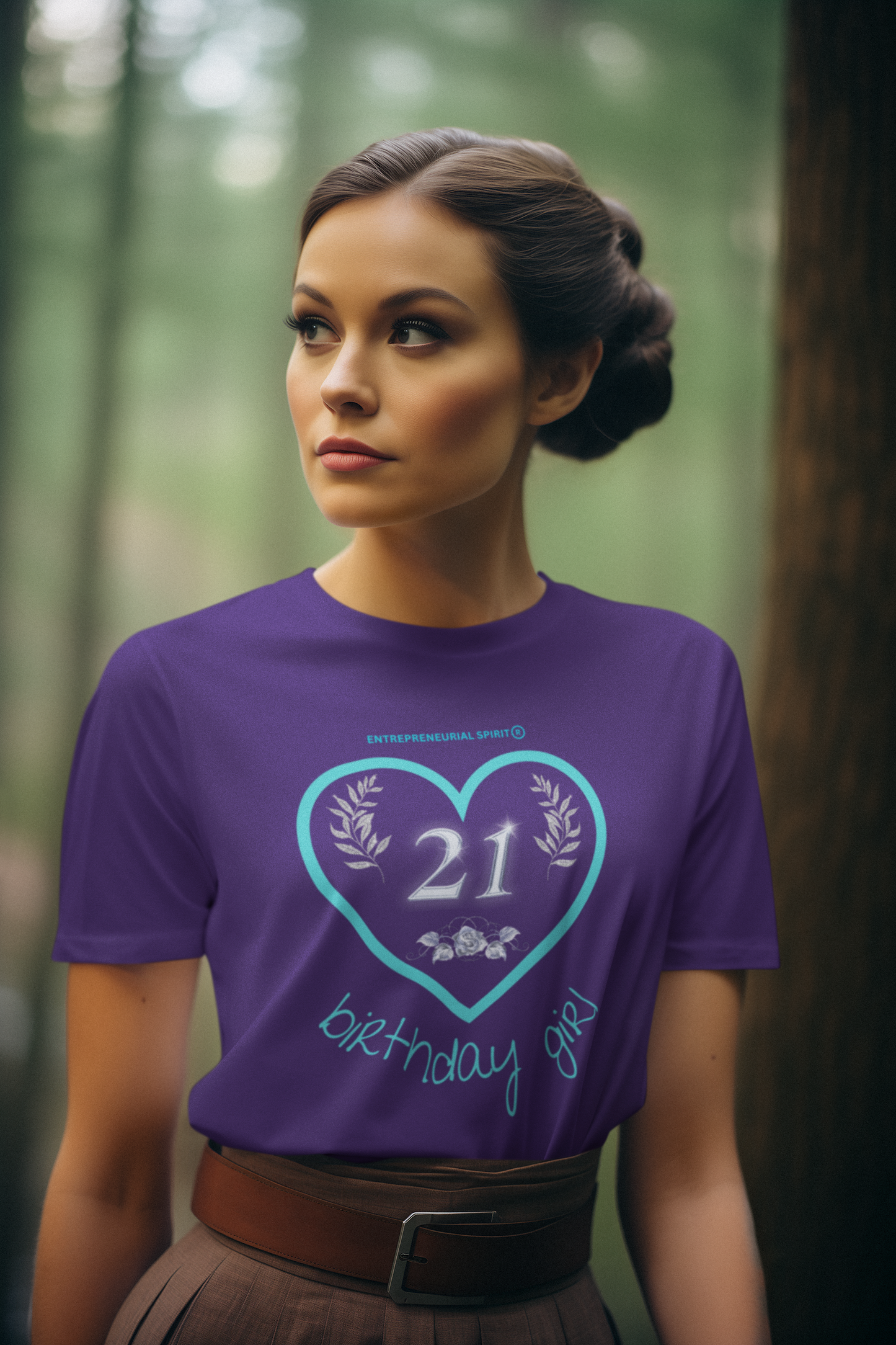 BIRTHDAY GIRL (21ST) Classic short sleeve t-shirt