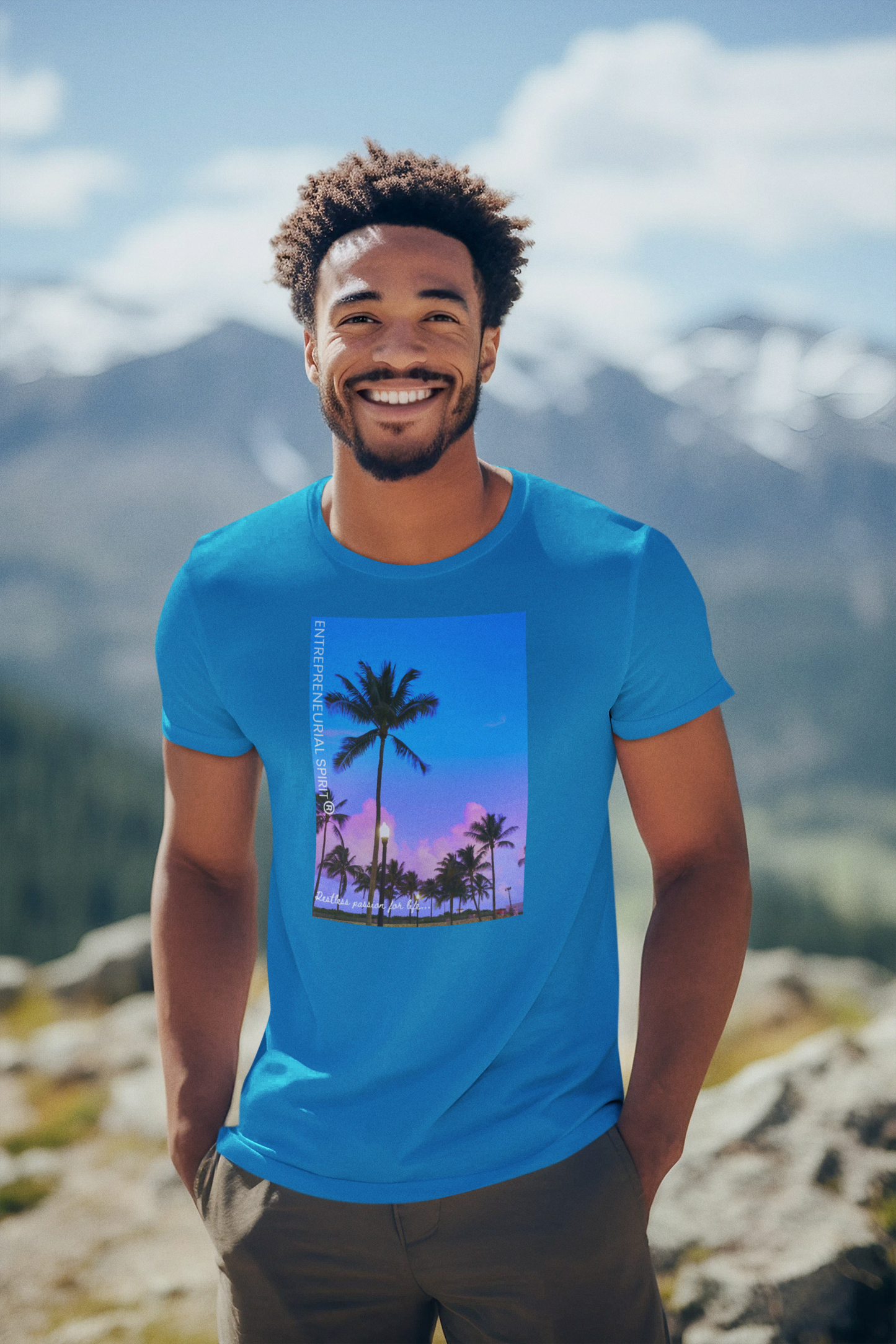 Classic short sleeved T-shirt ('Florida Summer Breeze')