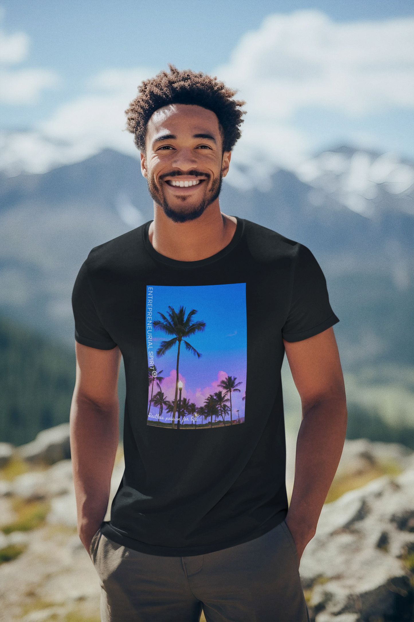 Classic short sleeved T-shirt ('Florida Summer Breeze')