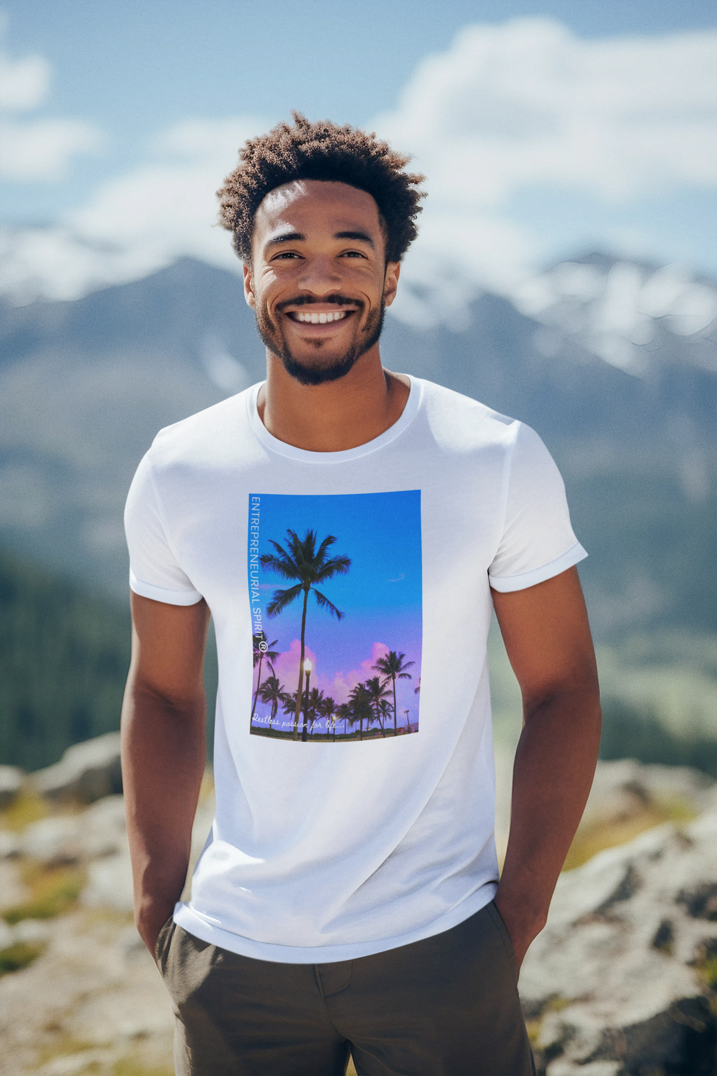 Classic short sleeved T-shirt ('Florida Summer Breeze')