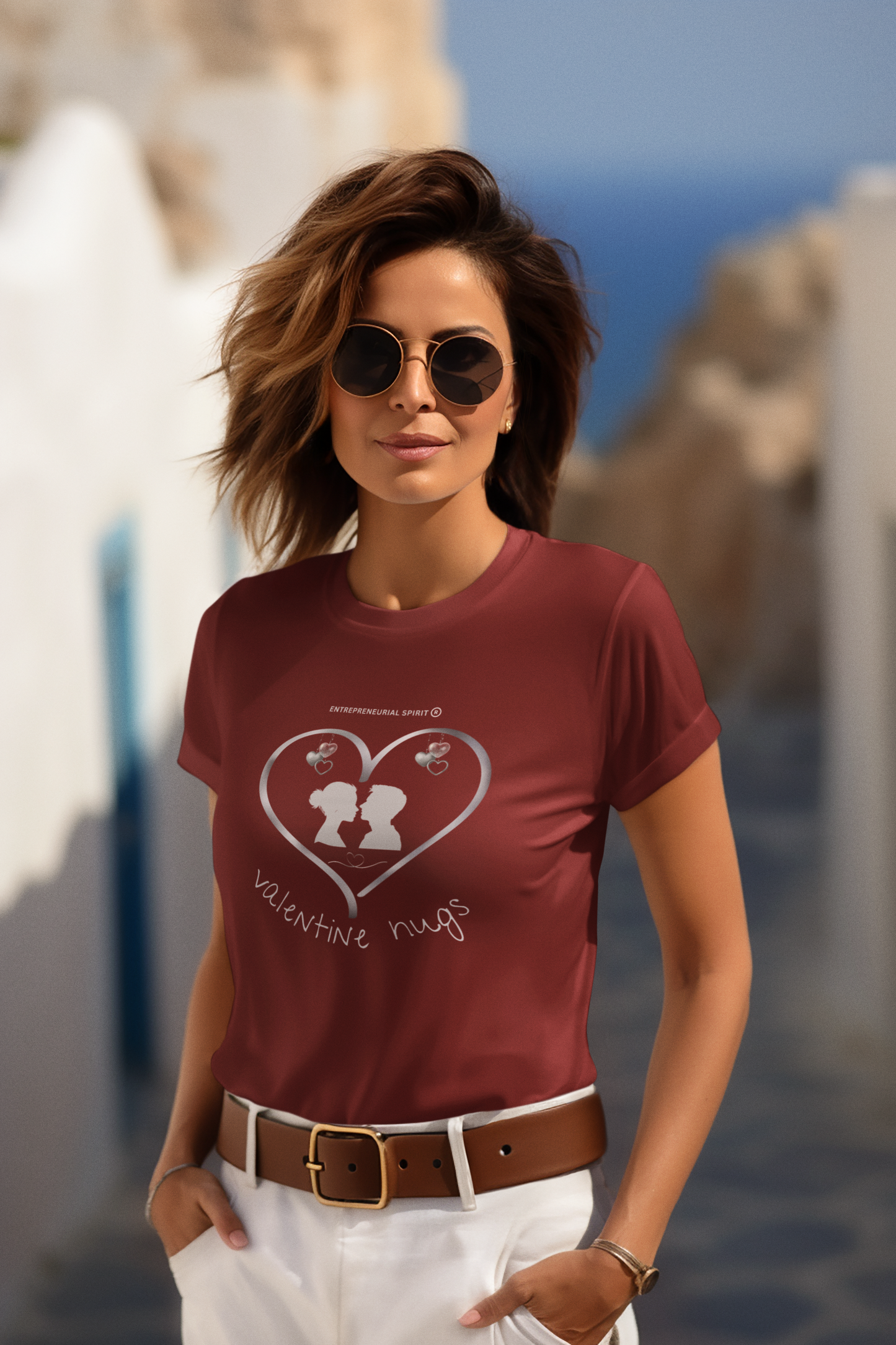 'VALENTINE HUGS'- Classic short sleeve t-shirt