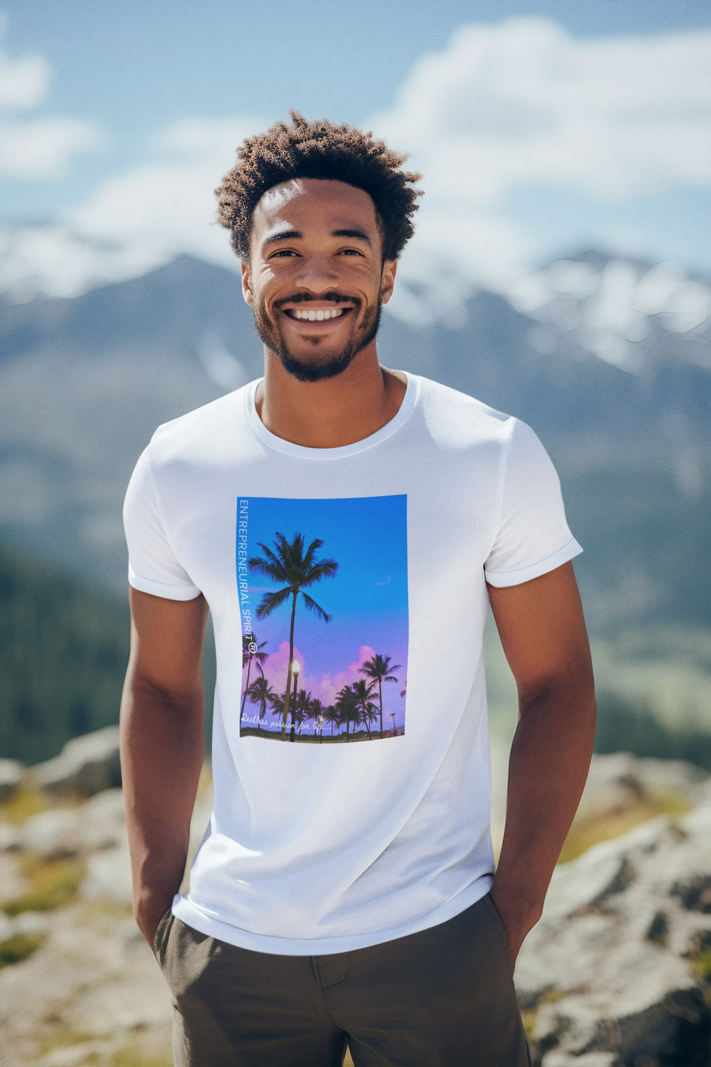 Classic short sleeved T-shirt ('Florida Summer Breeze')