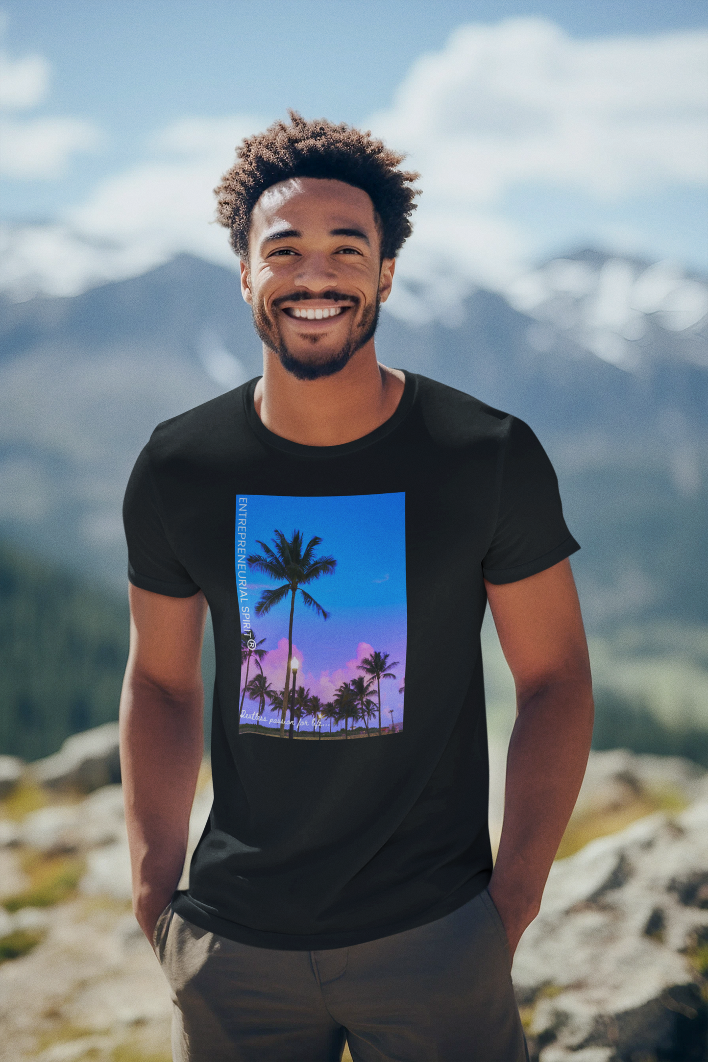 Classic short sleeved T-shirt ('Florida Summer Breeze')