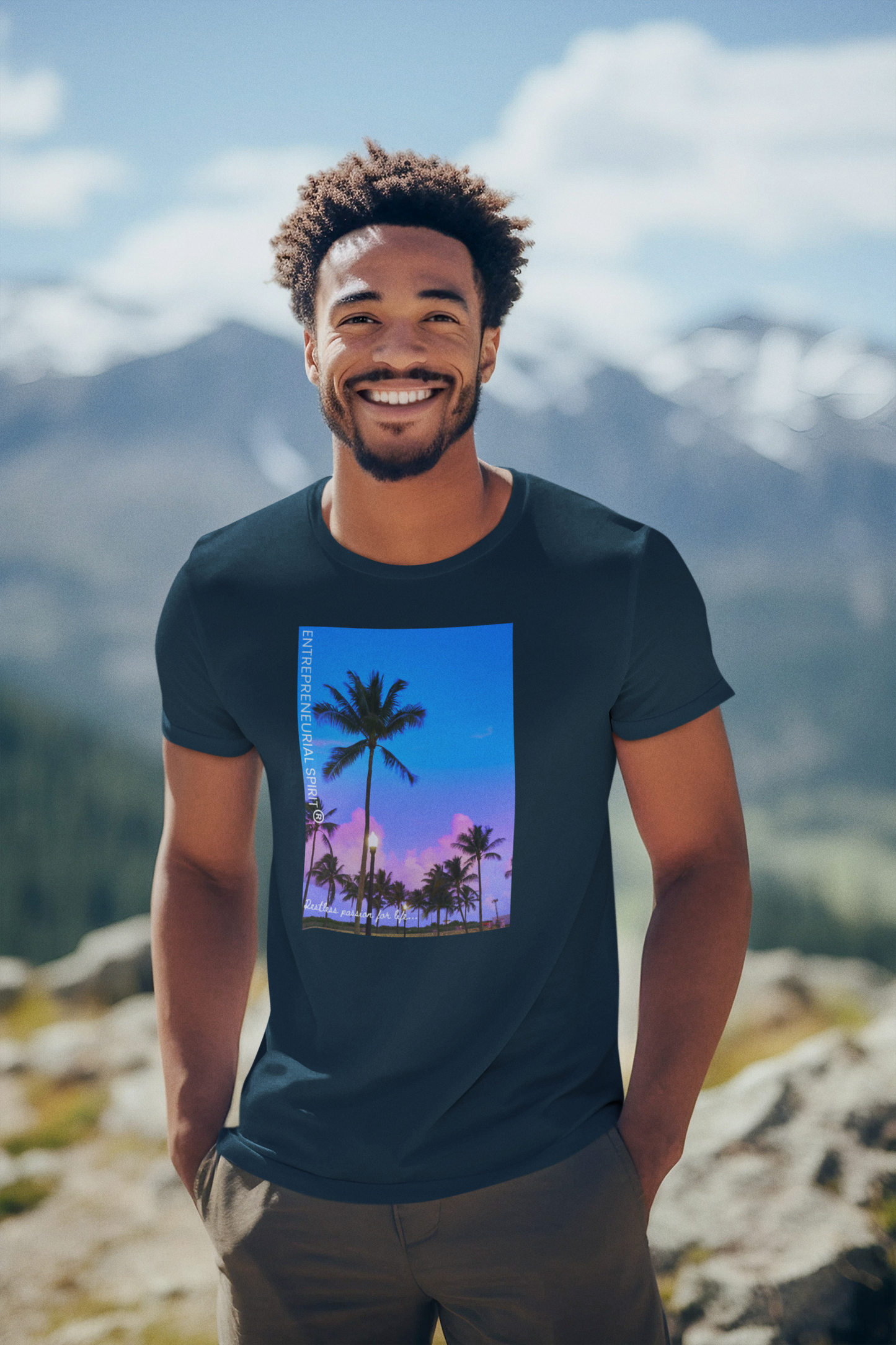 Classic short sleeved T-shirt ('Florida Summer Breeze')