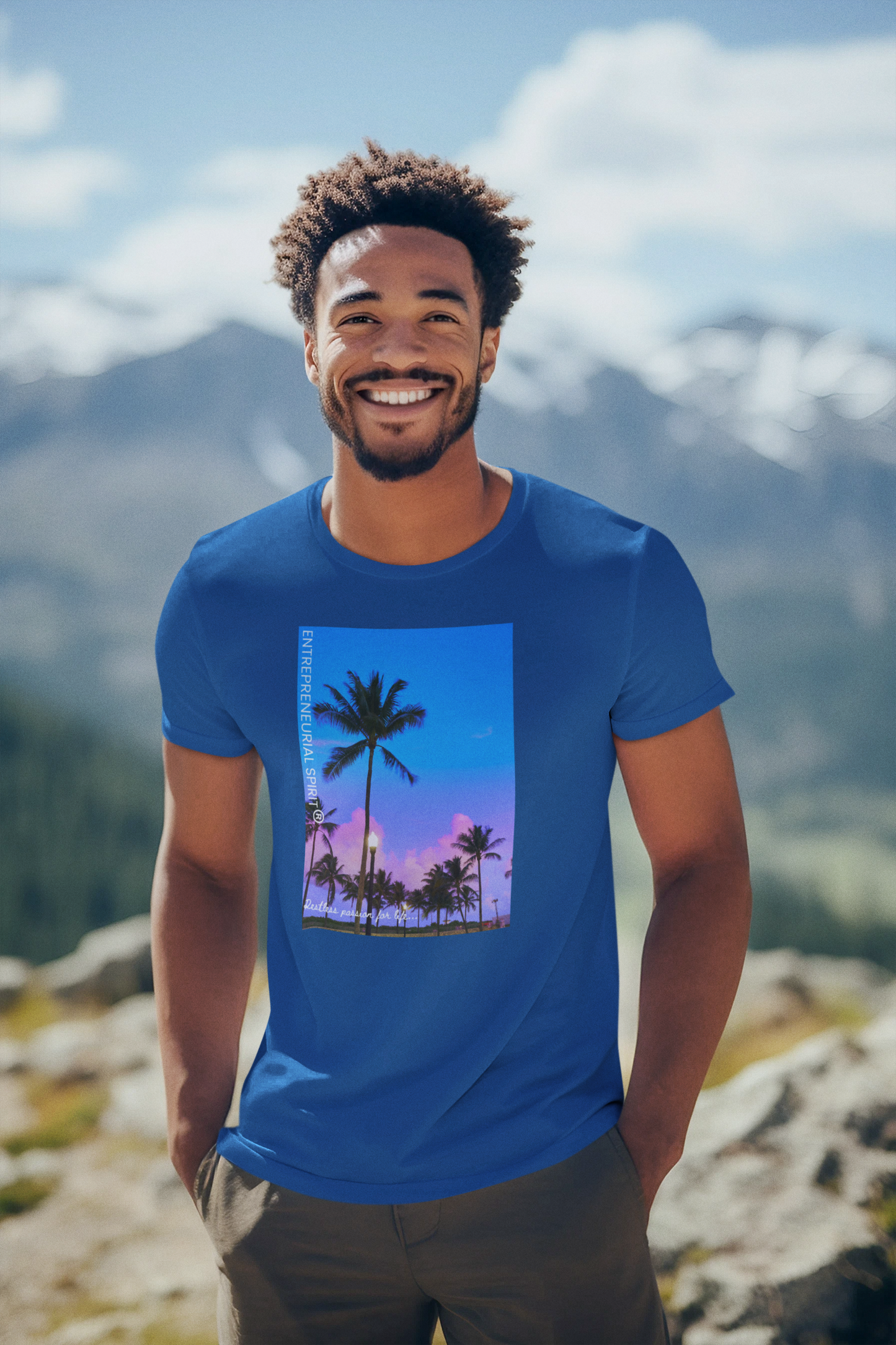 Classic short sleeved T-shirt ('Florida Summer Breeze')