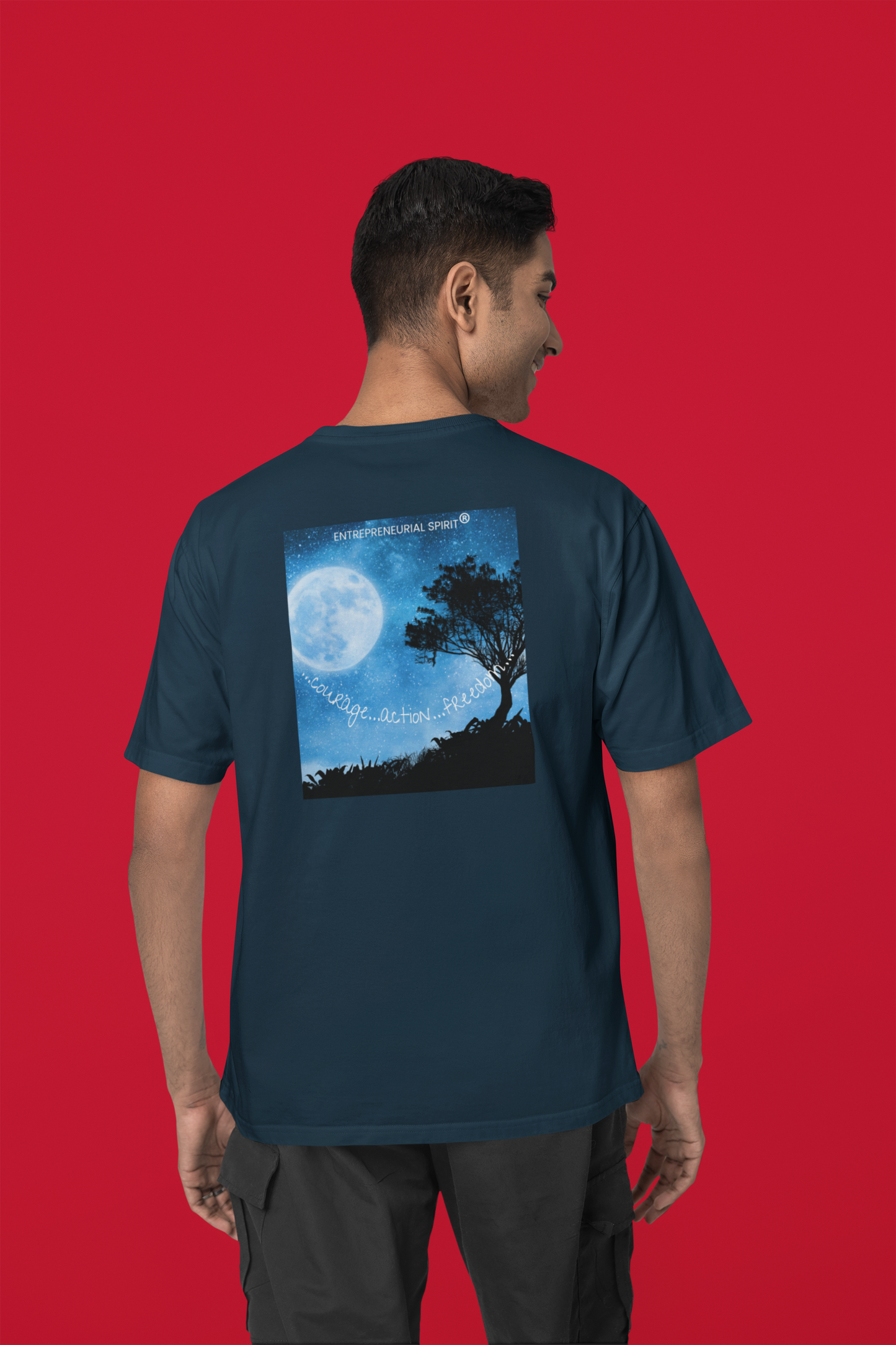 Classic short sleeved T-shirt ('Magical Moon' back edition)