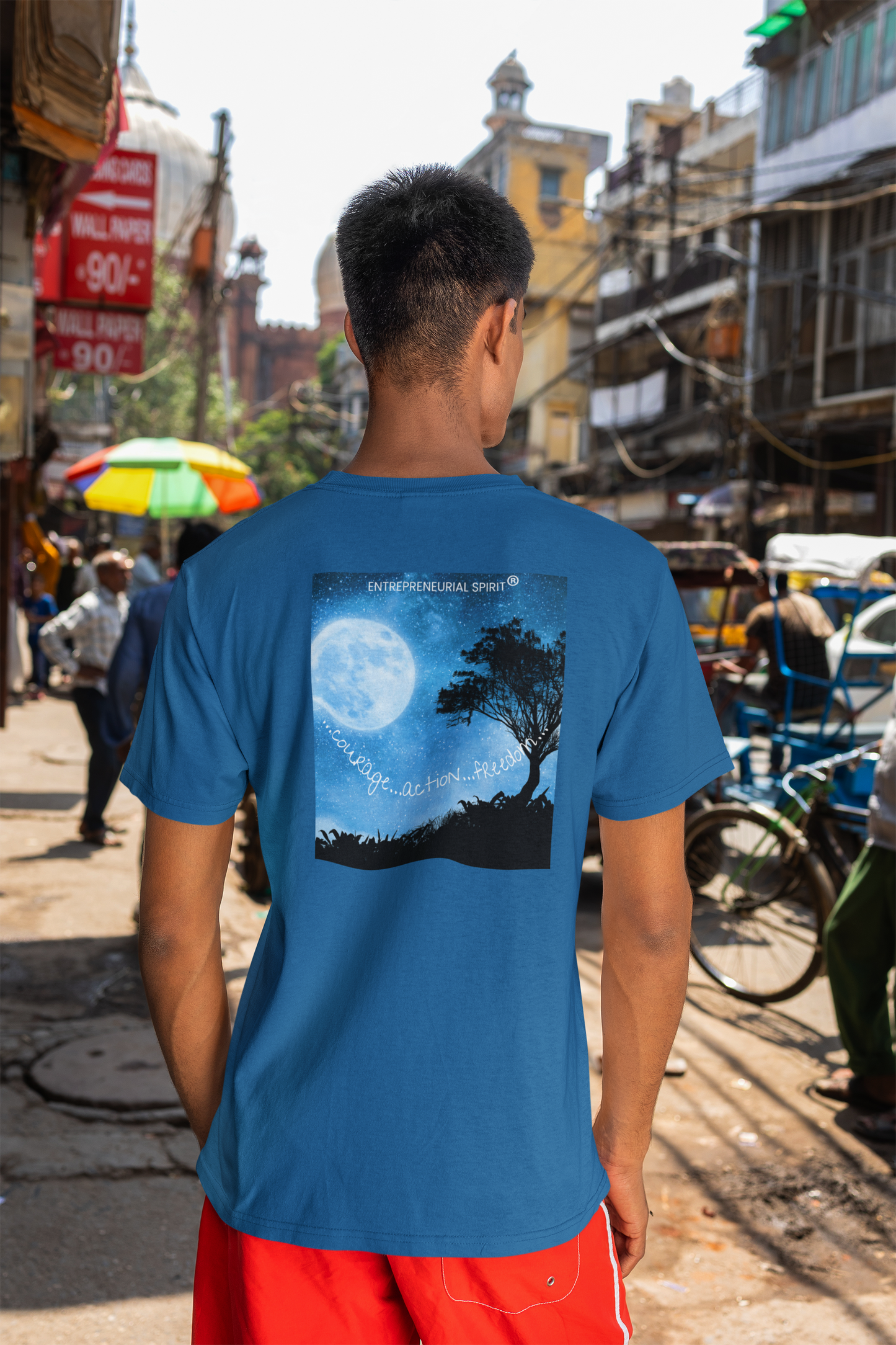 Classic short sleeved T-shirt ('Magical Moon' back edition)