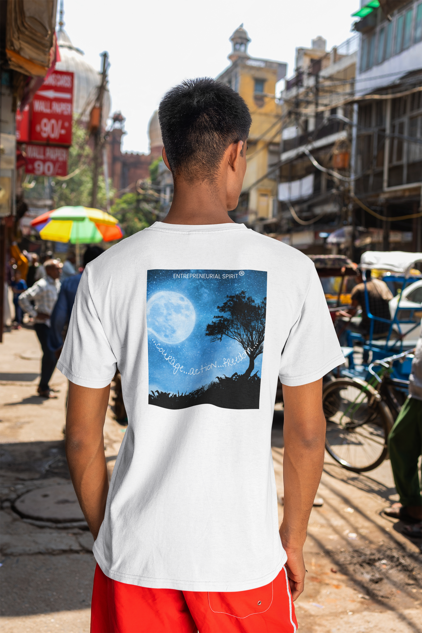 Classic short sleeved T-shirt ('Magical Moon' back edition)