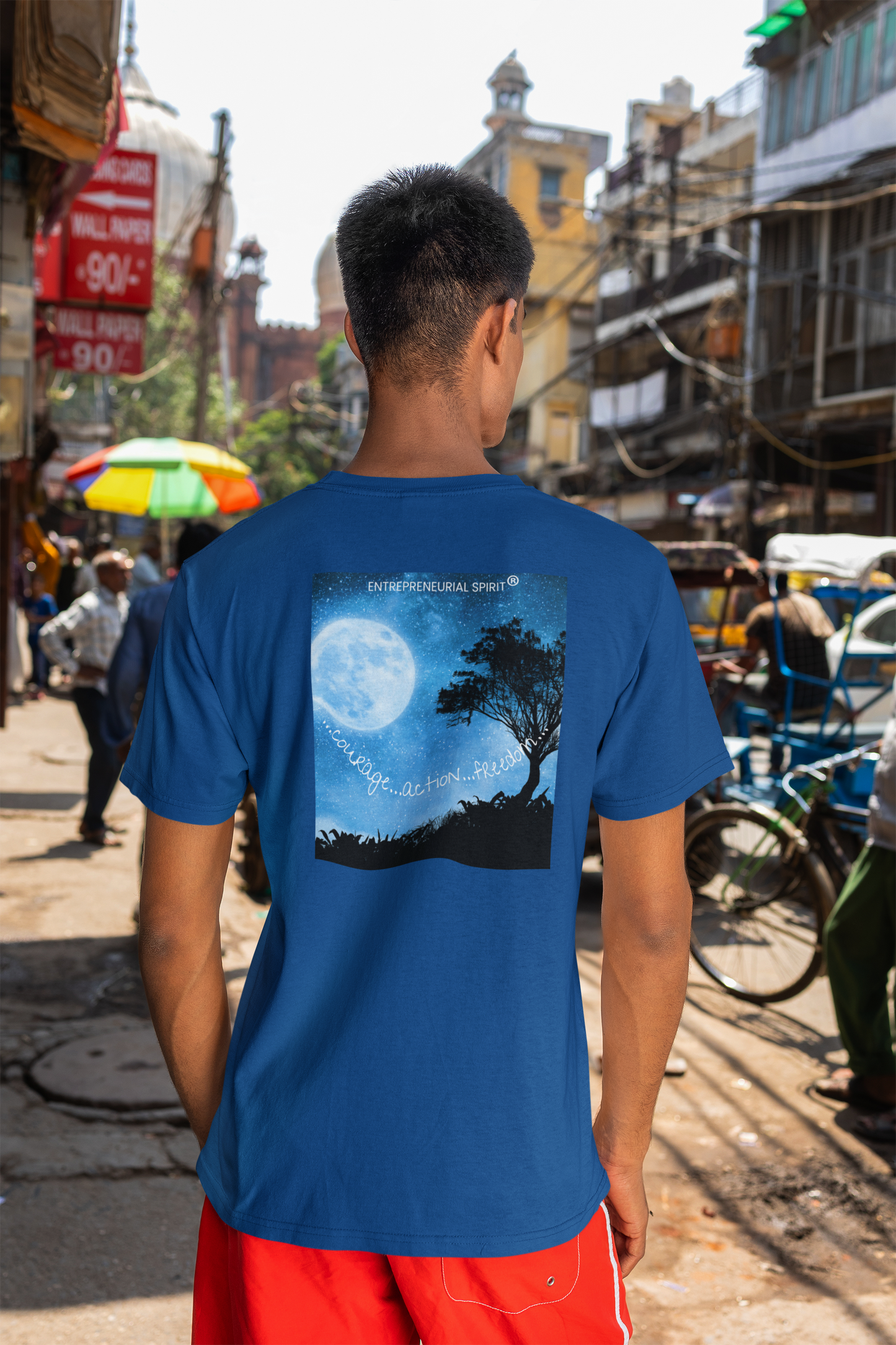 Classic short sleeved T-shirt ('Magical Moon' back edition)