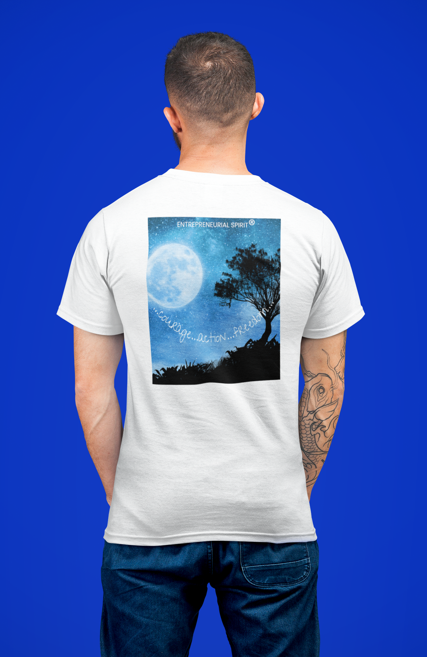 Classic short sleeved T-shirt ('Magical Moon' back edition)