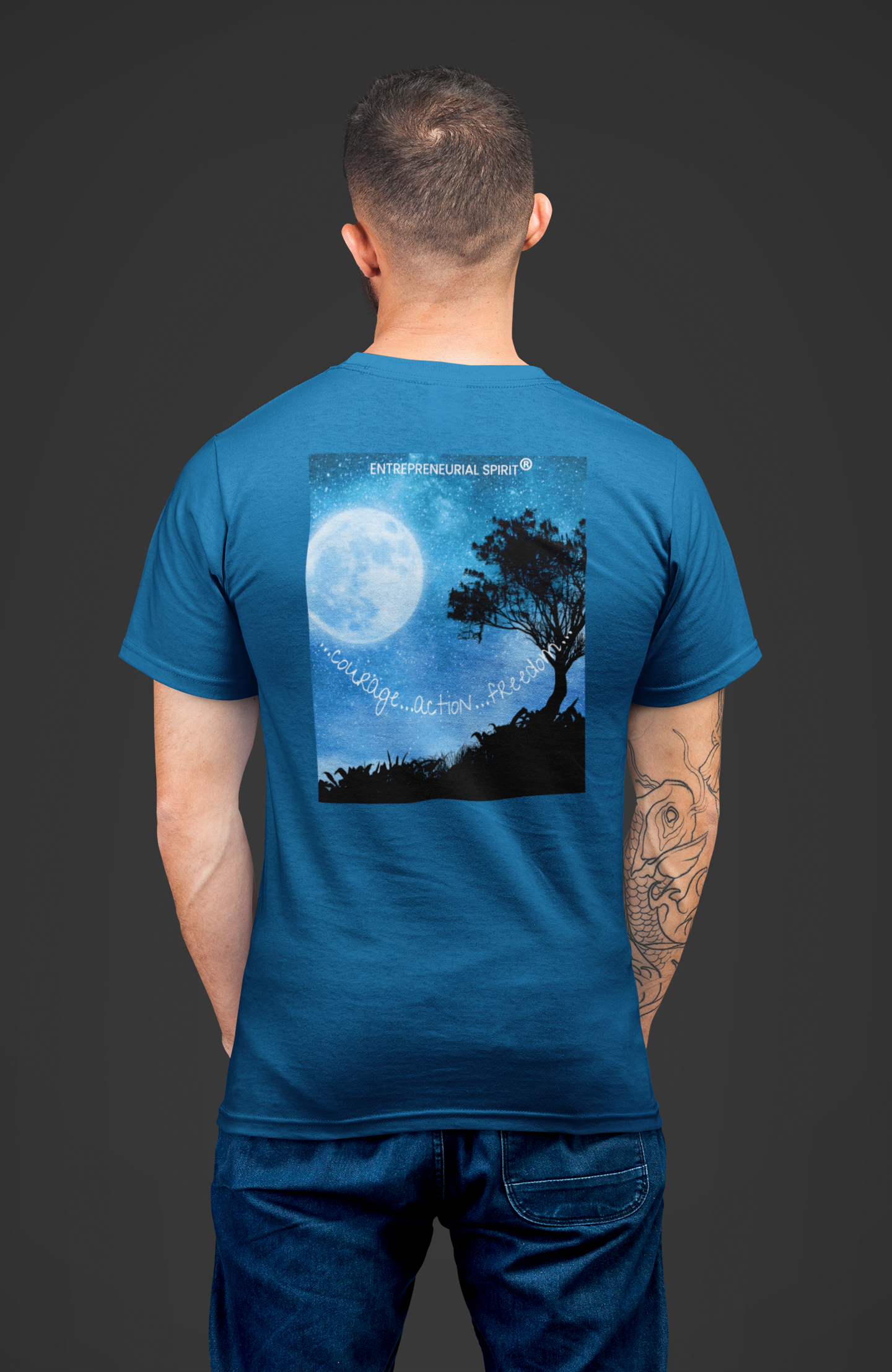 Classic short sleeved T-shirt ('Magical Moon' back edition)