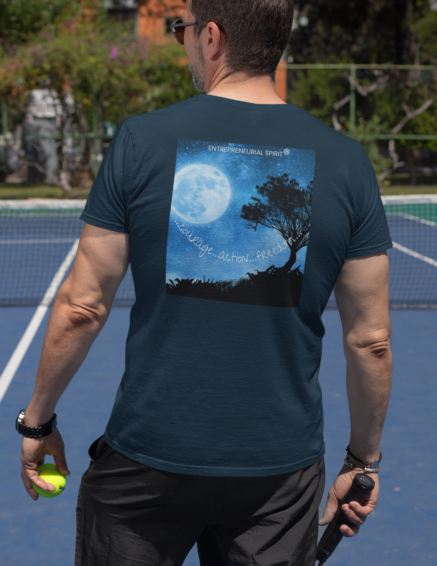 Classic short sleeved T-shirt ('Magical Moon' back edition)