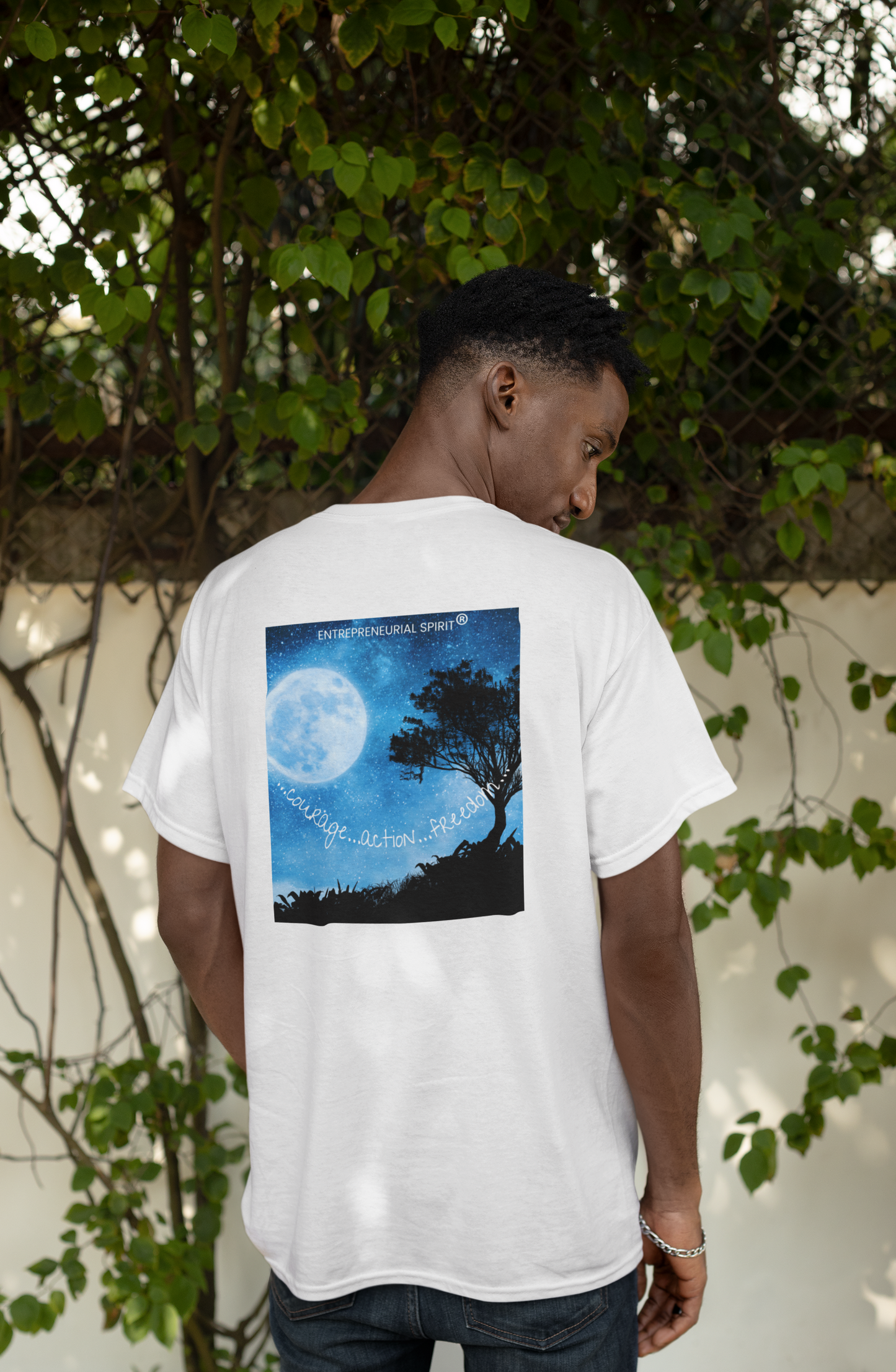 Classic short sleeved T-shirt ('Magical Moon' back edition)