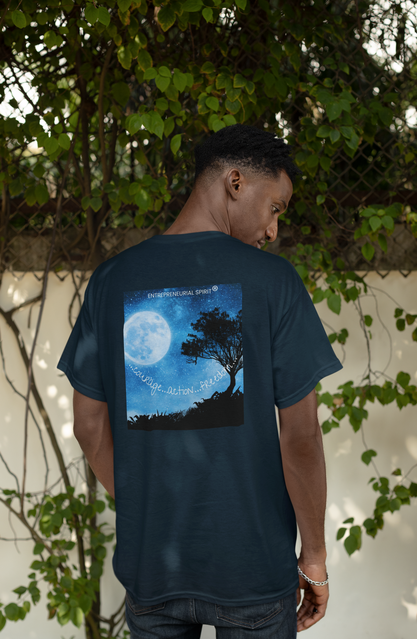 Classic short sleeved T-shirt ('Magical Moon' back edition)