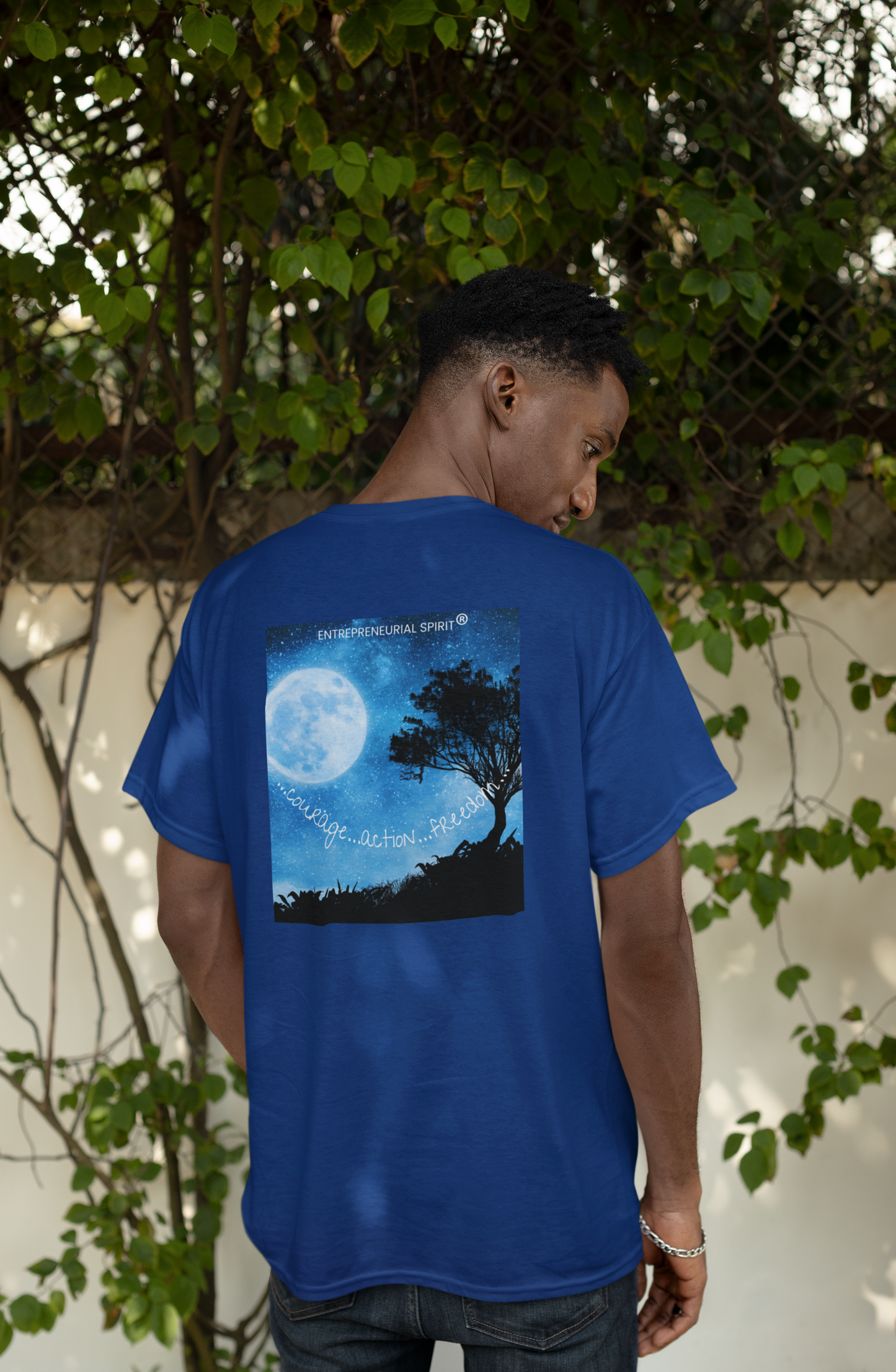 Classic short sleeved T-shirt ('Magical Moon' back edition)