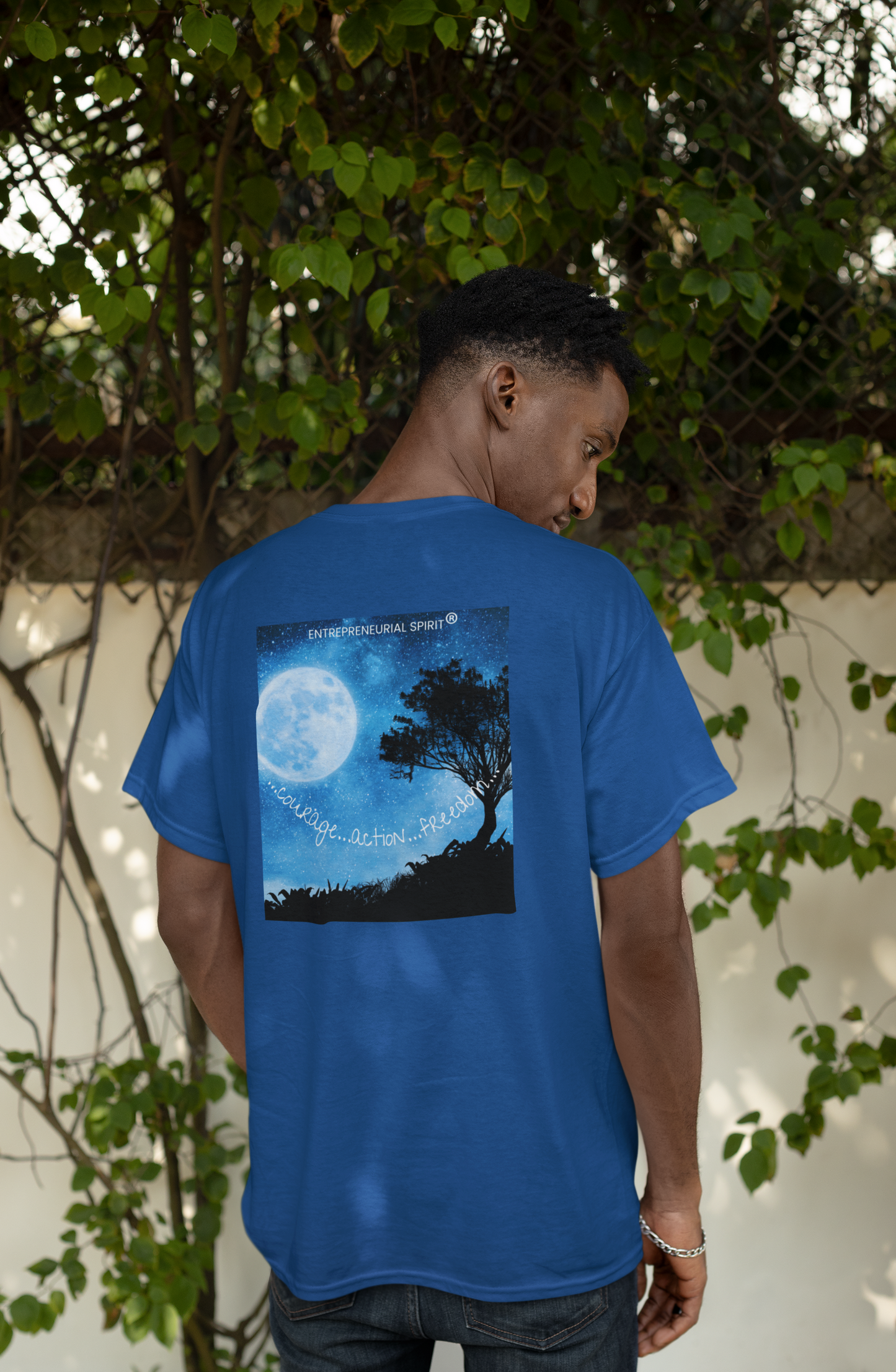 Classic short sleeved T-shirt ('Magical Moon' back edition)