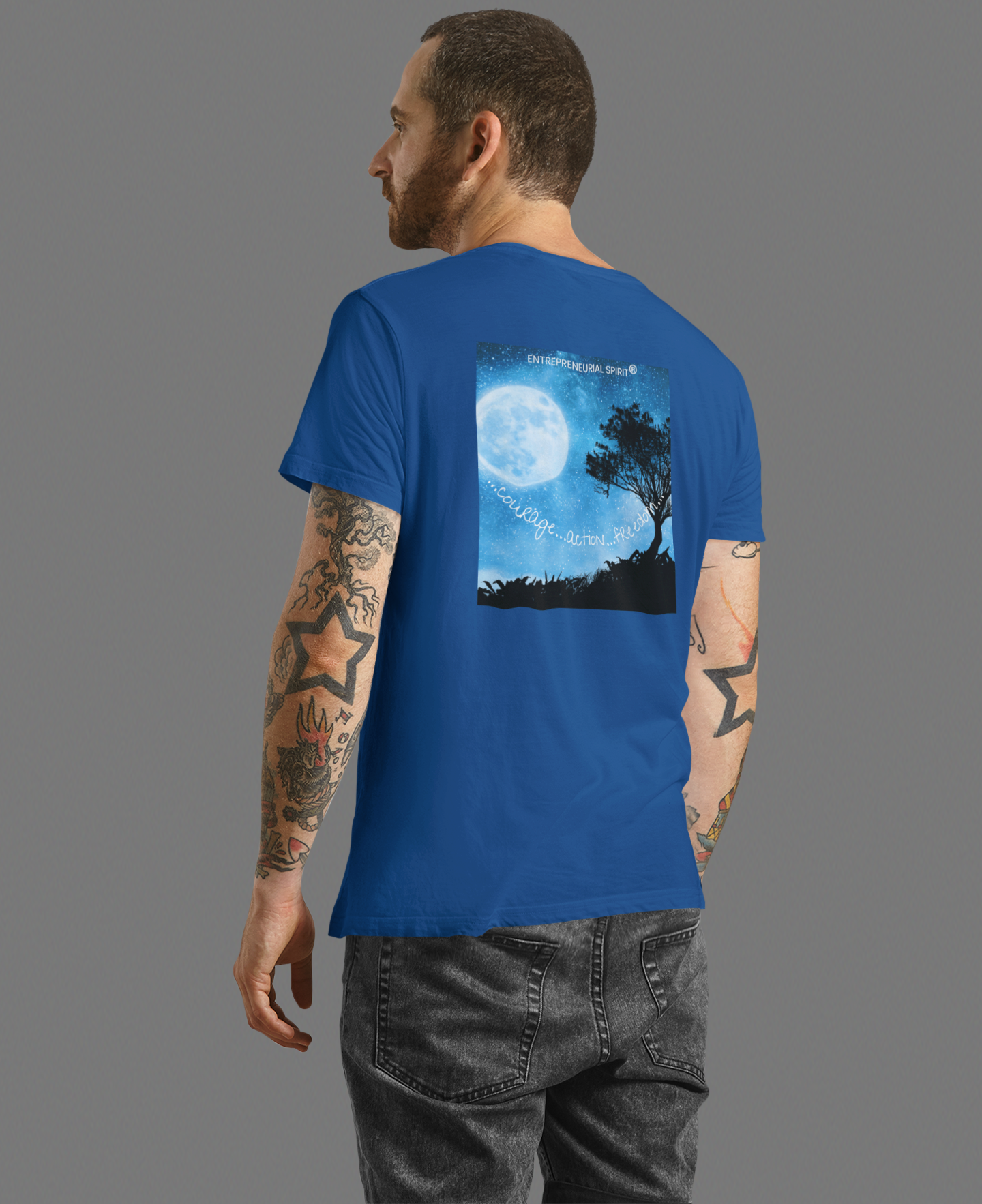 Classic short sleeved T-shirt ('Magical Moon' back edition)