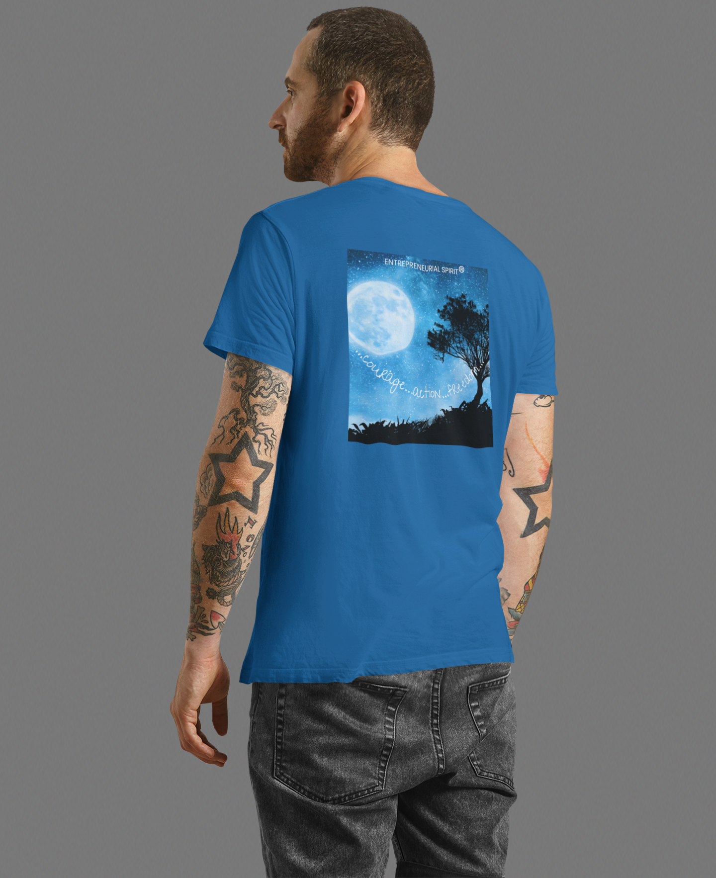 Classic short sleeved T-shirt ('Magical Moon' back edition)