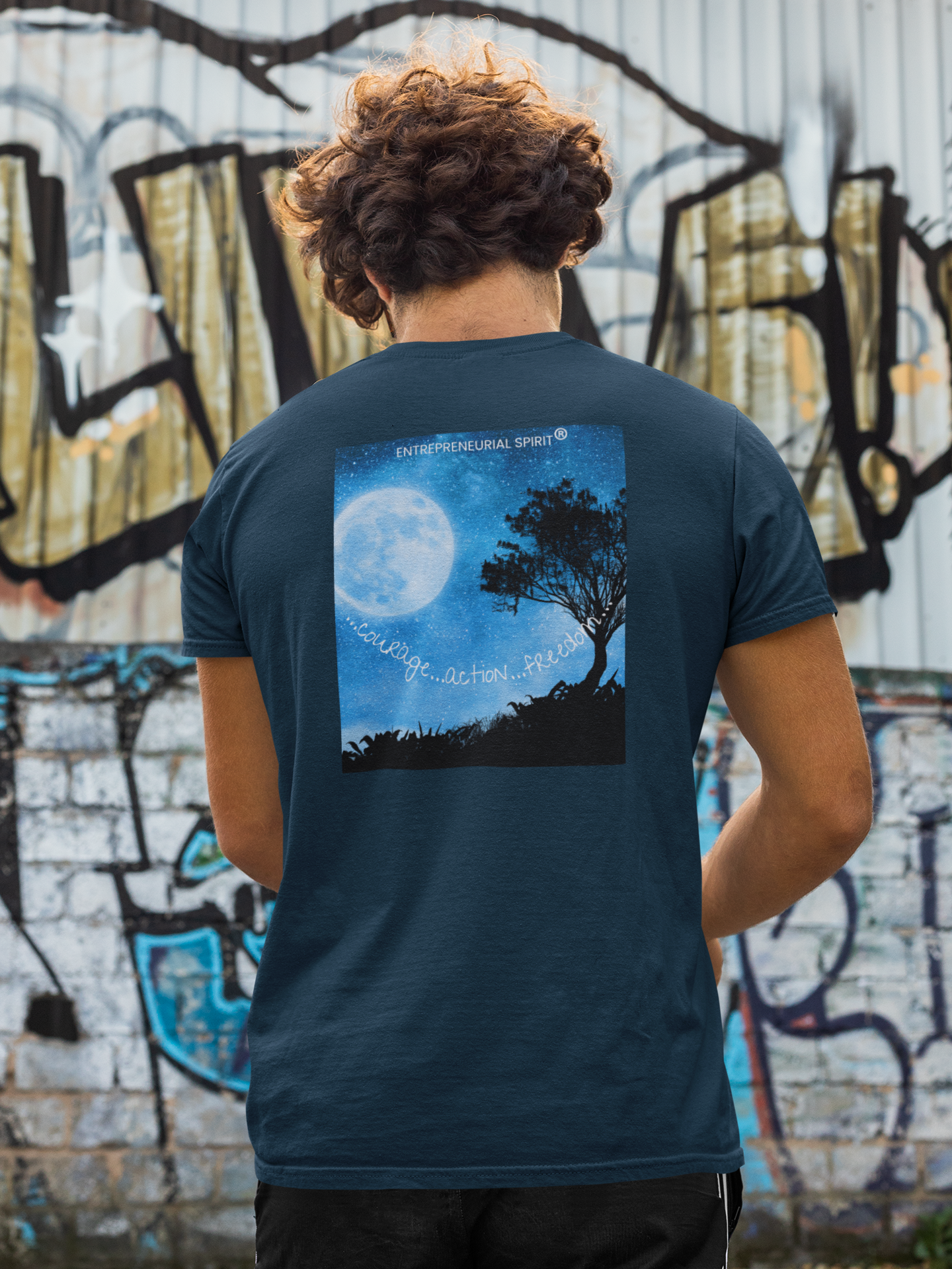 Classic short sleeved T-shirt ('Magical Moon' back edition)