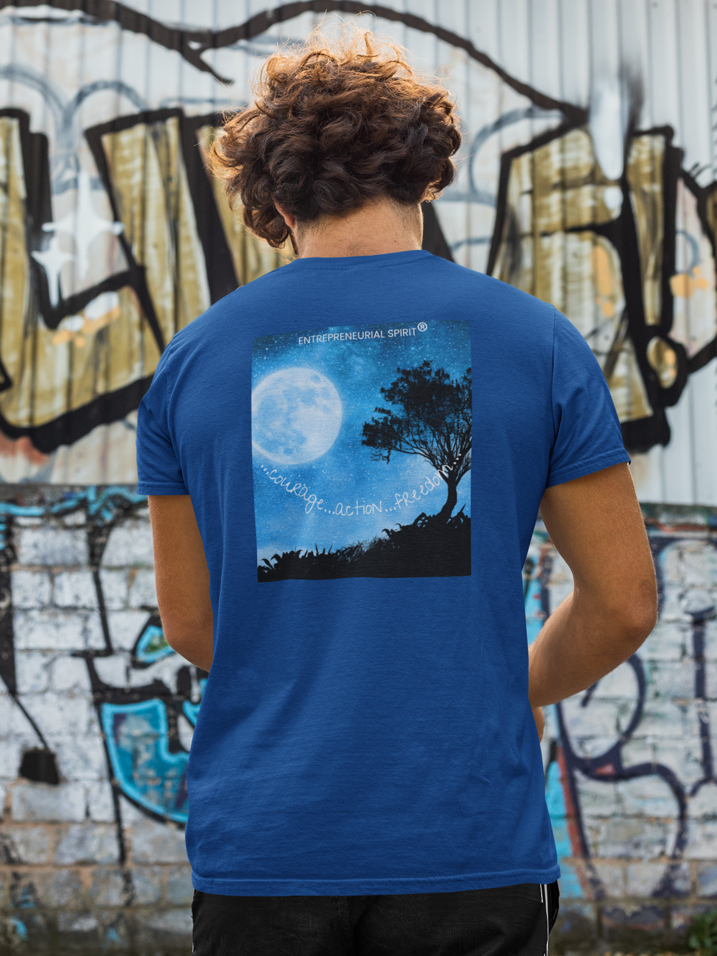 Classic short sleeved T-shirt ('Magical Moon' back edition)