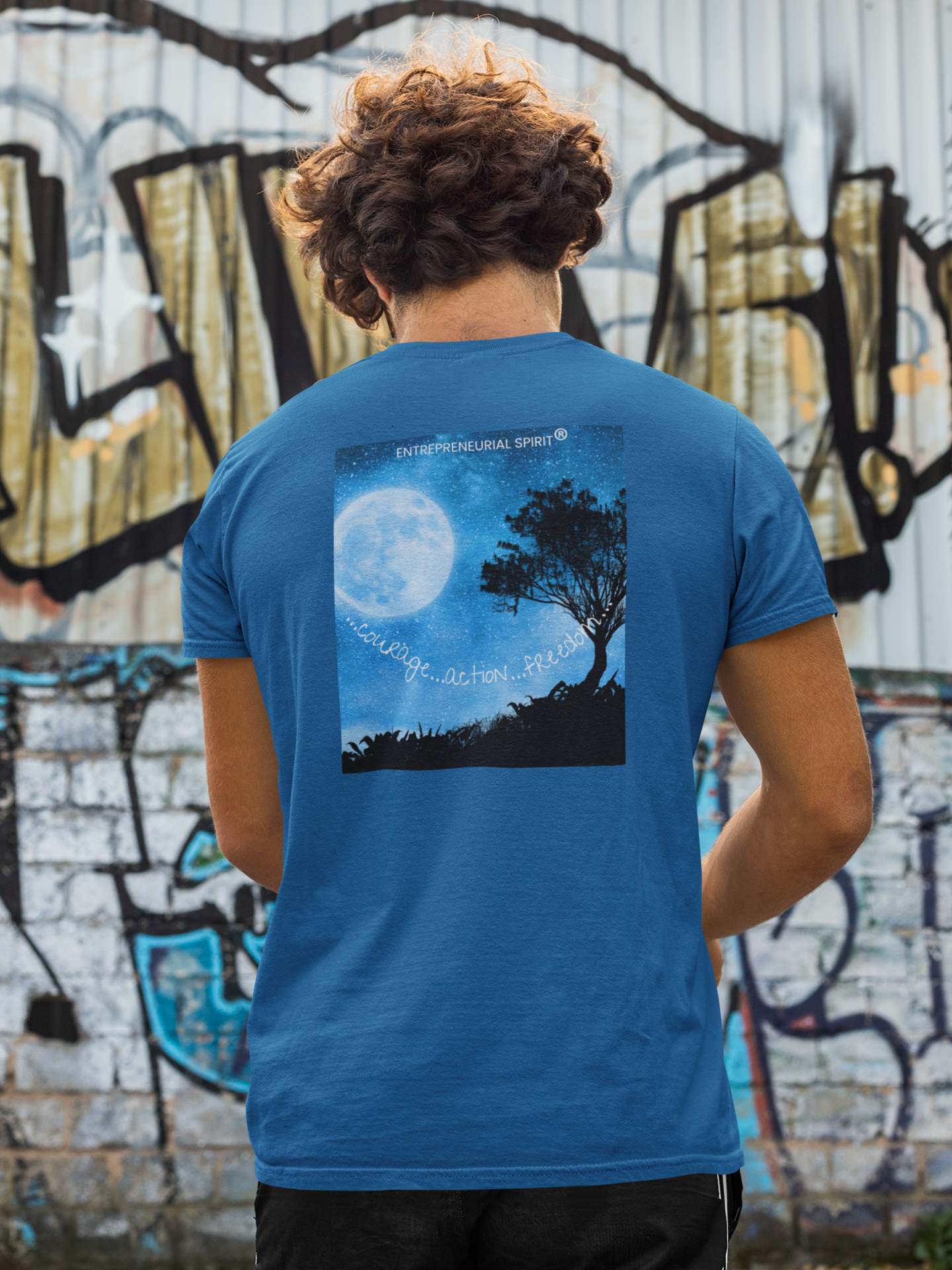 Classic short sleeved T-shirt ('Magical Moon' back edition)