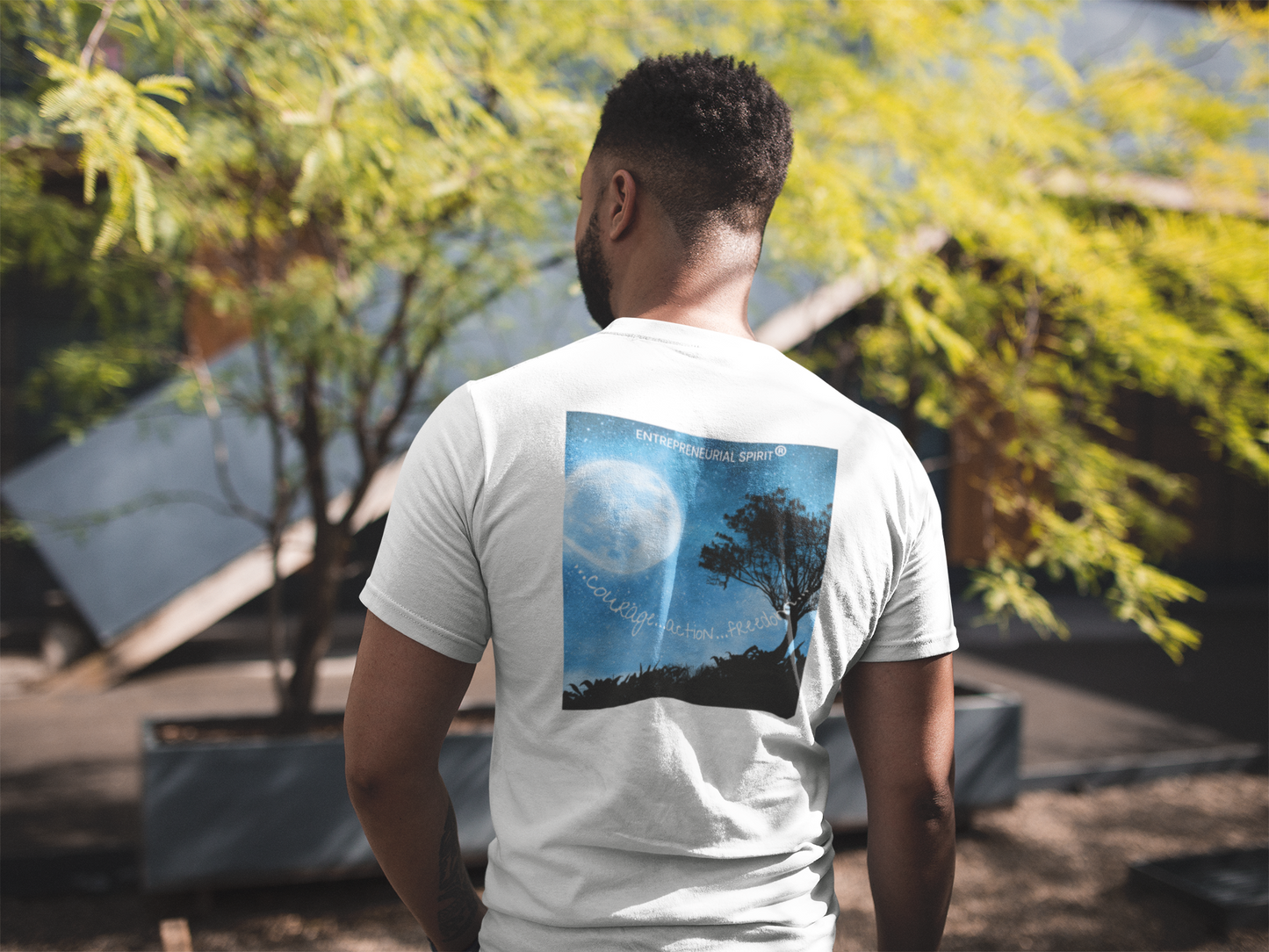 Classic short sleeved T-shirt ('Magical Moon' back edition)