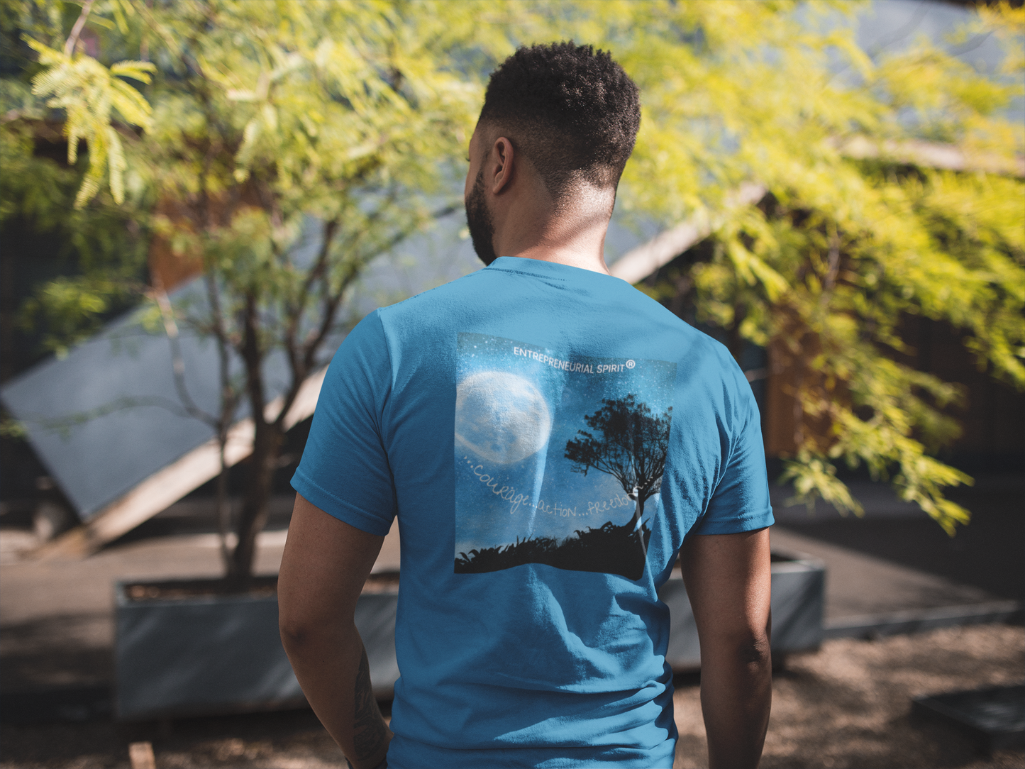 Classic short sleeved T-shirt ('Magical Moon' back edition)