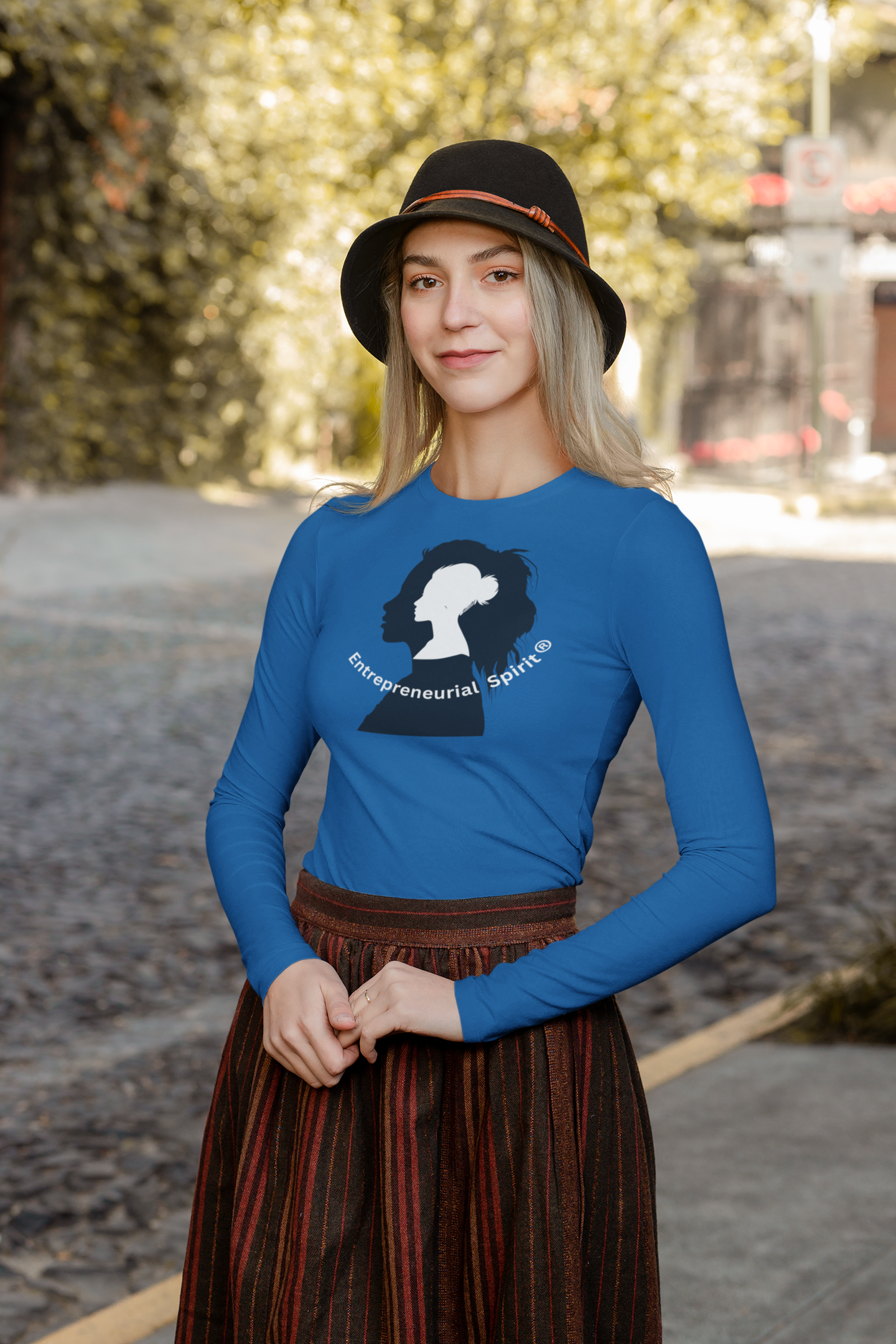 Classic long sleeve T-shirt (blue collection)