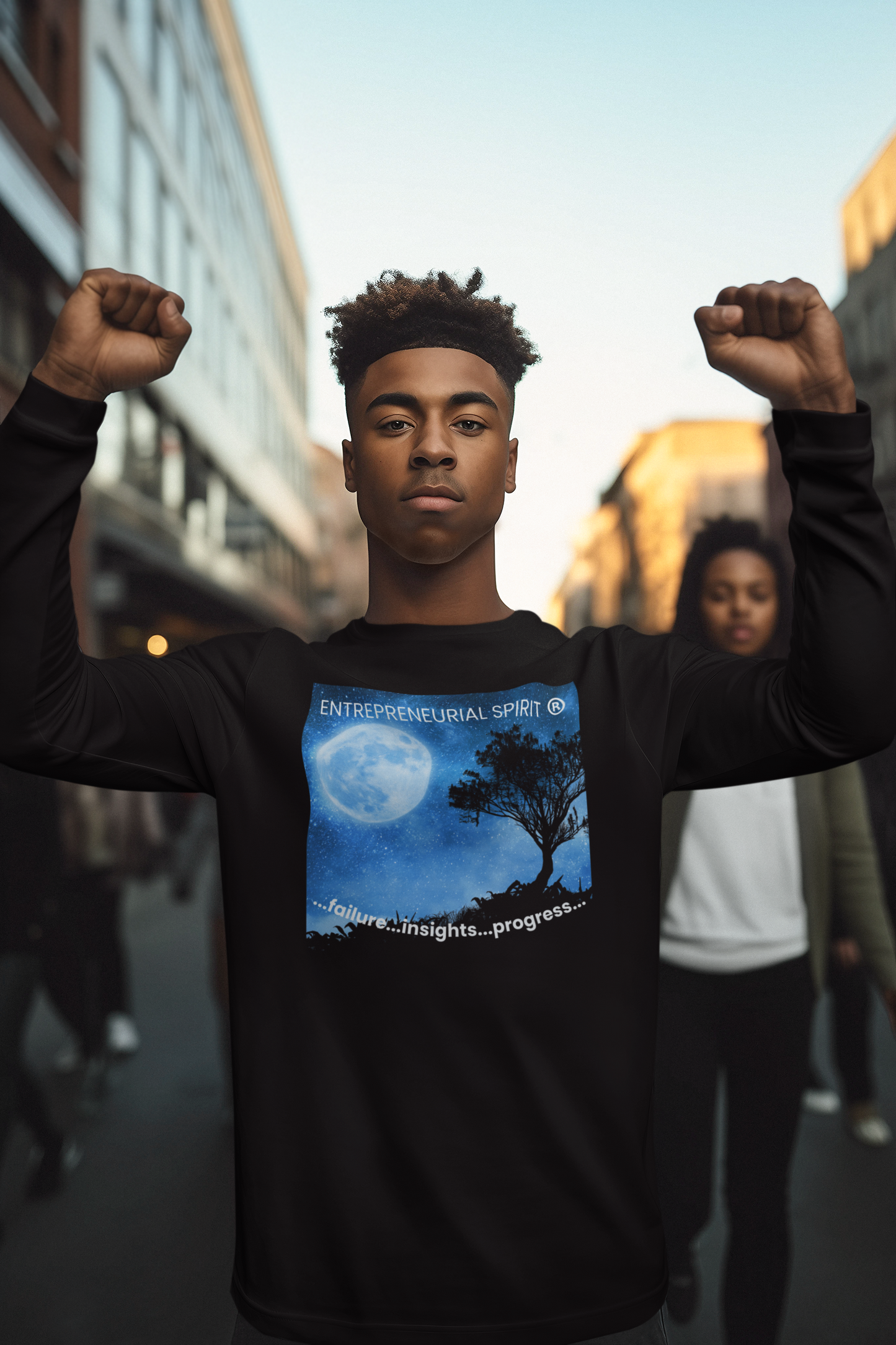 Classic long sleeve T-shirt ('Magical Moon' front edition)