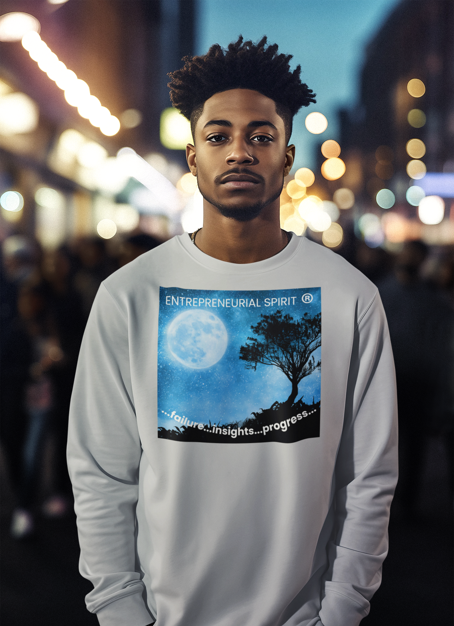 Classic long sleeve T-shirt ('Magical Moon' front edition)