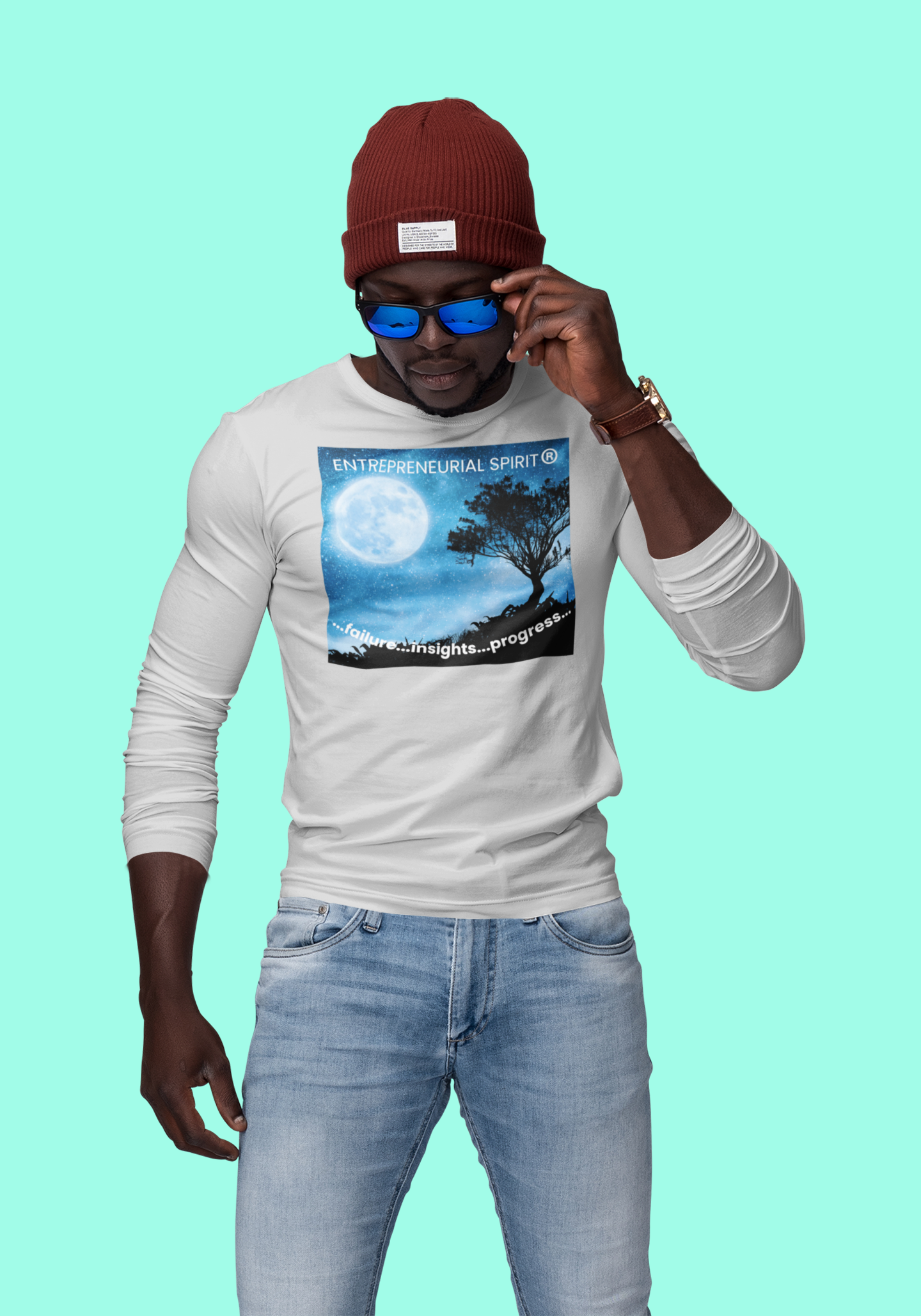 Classic long sleeve T-shirt ('Magical Moon' front edition)