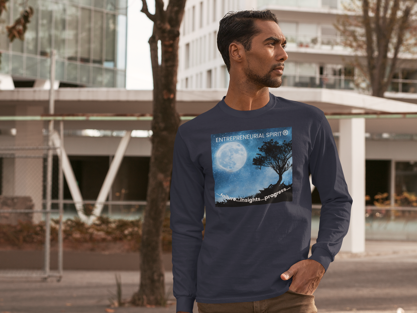 Classic long sleeve T-shirt ('Magical Moon' front edition)