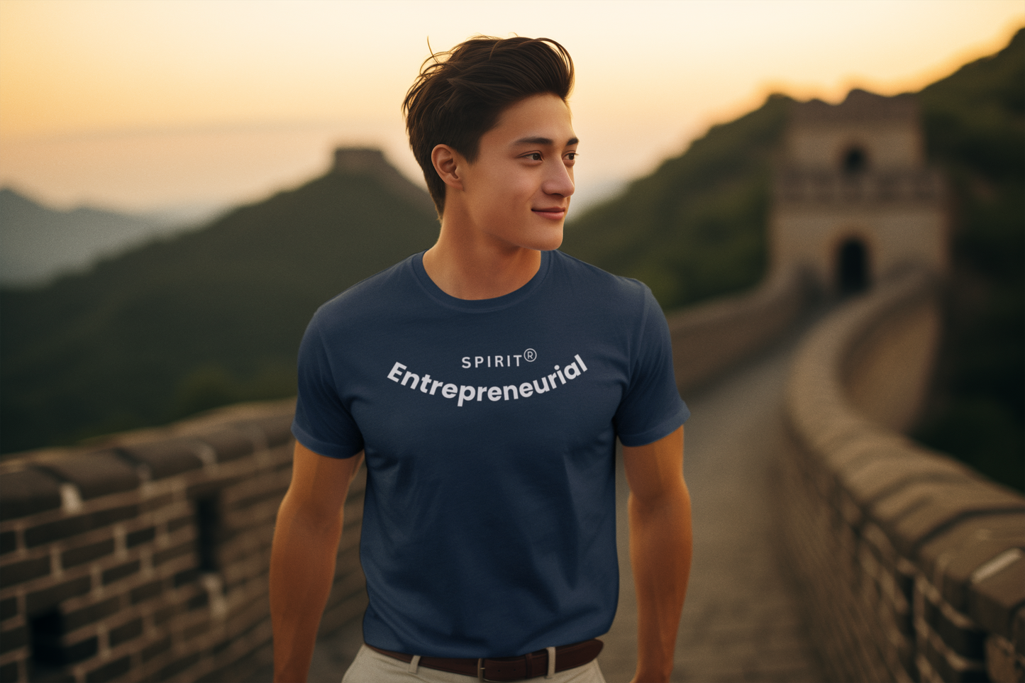 Classic short sleeve T-shirt ('the entrepreneurial spirit')