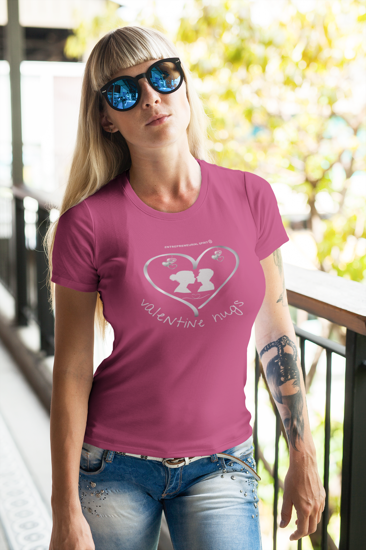 'VALENTINE HUGS'- Classic short sleeve t-shirt