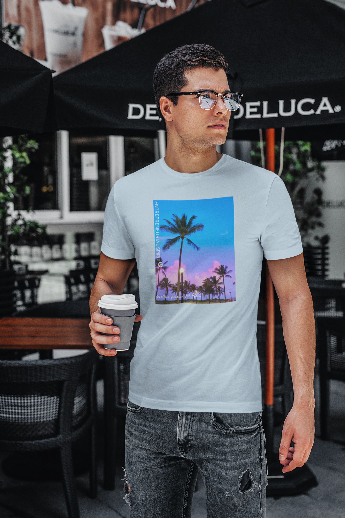 Classic short sleeved T-shirt ('Florida Summer Breeze')